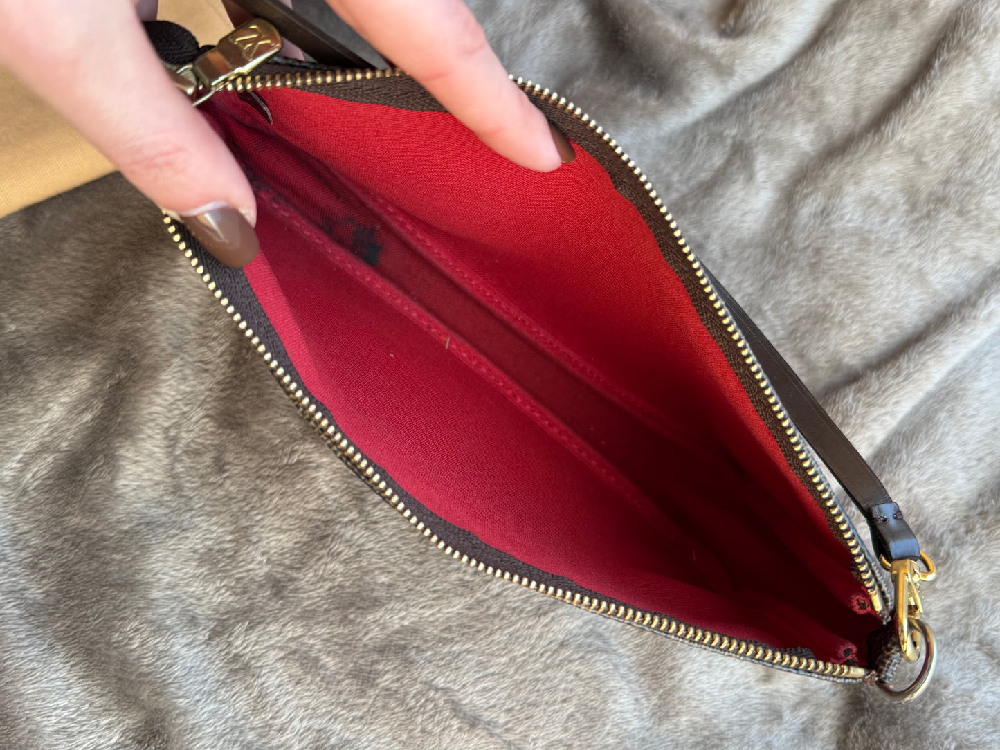 Pochette Accessoire Louis Vuitton damier ebene