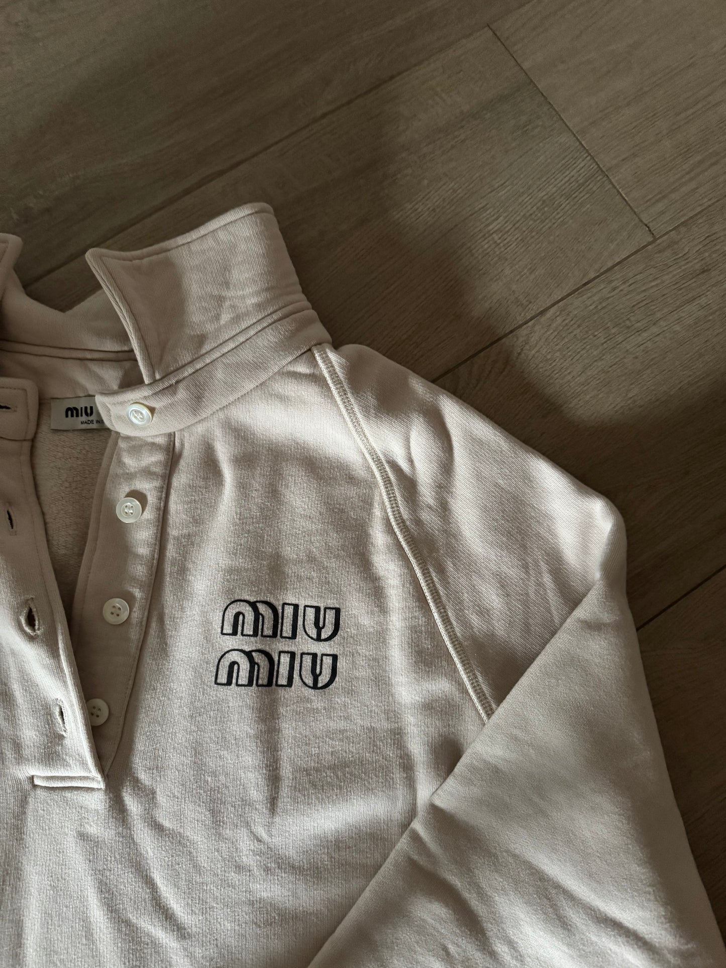 Felpa polo Miu Miu