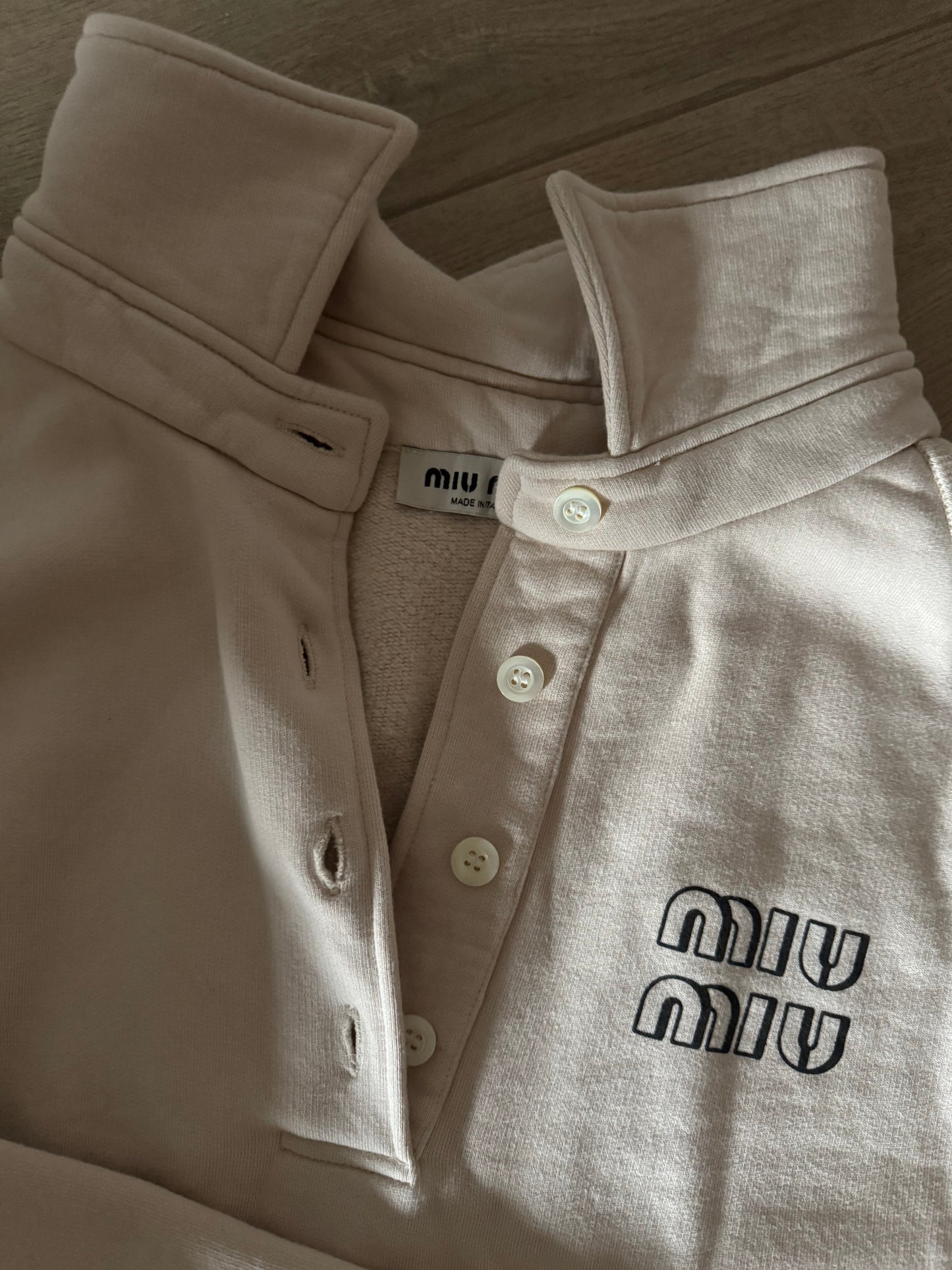 Felpa polo Miu Miu
