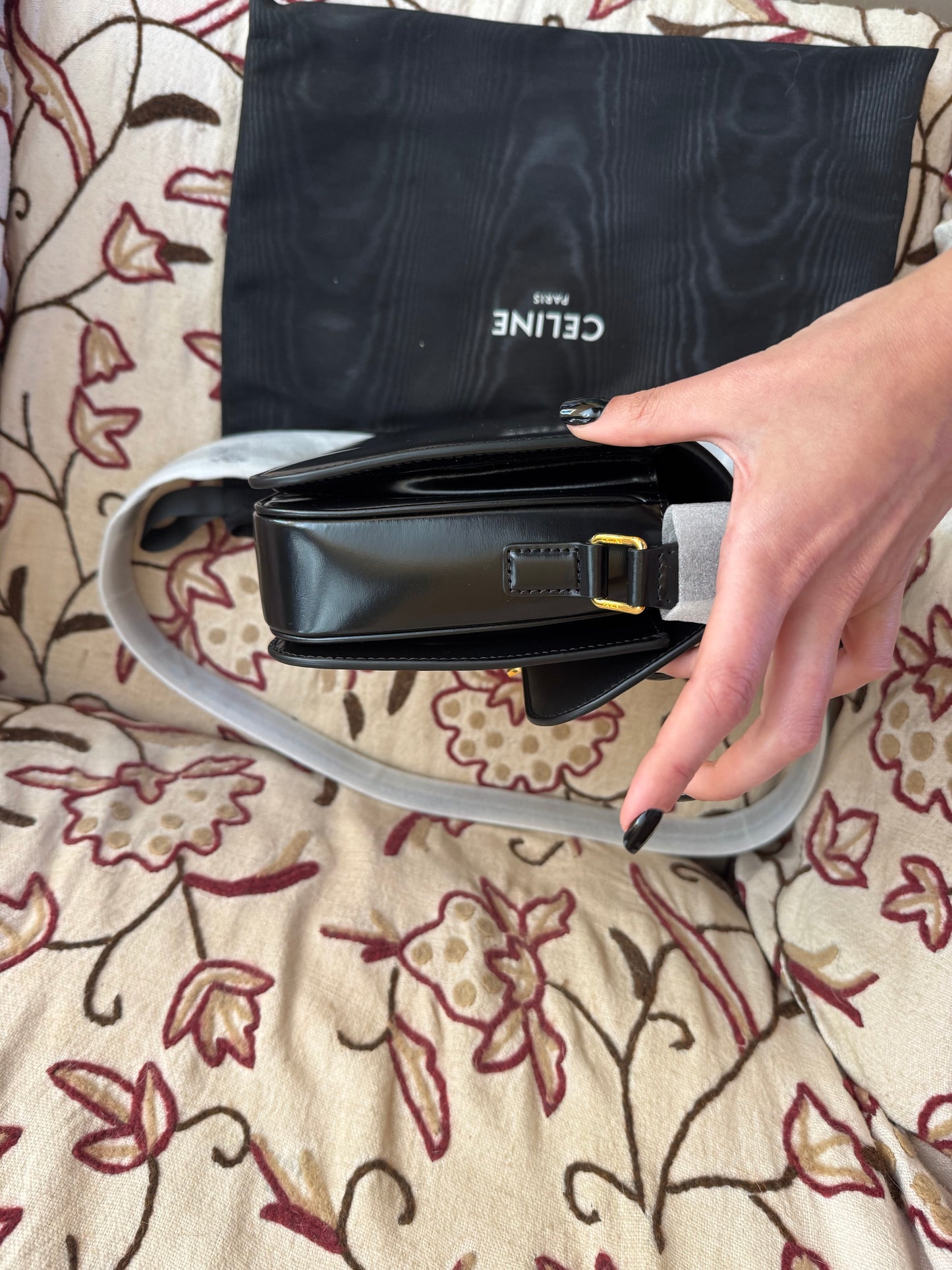 BORSA TRIOMPHE CLASSIQUE IN PELLE DI VITELLO Céline
