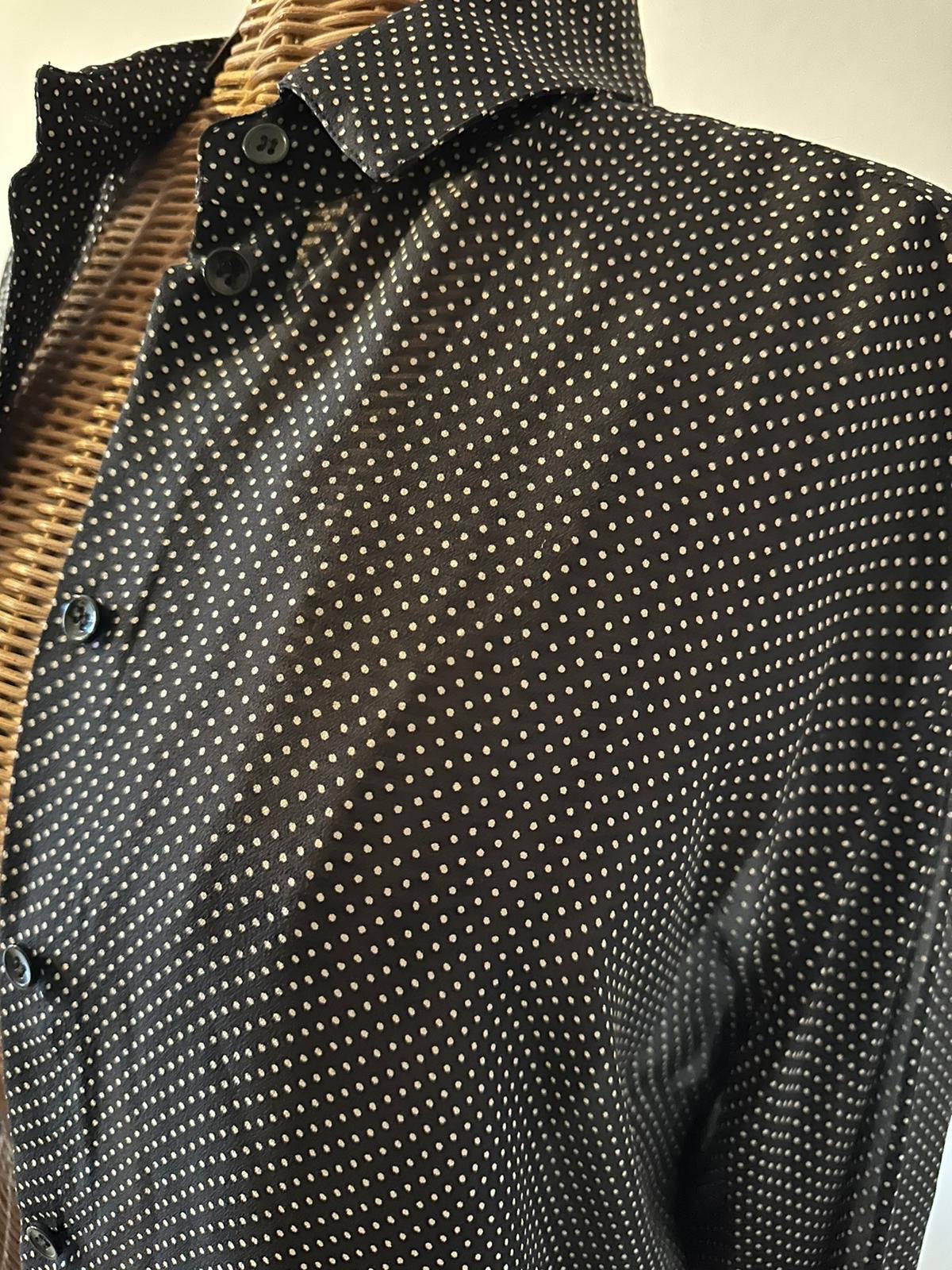 Saint Laurent Pois Silk Shirt