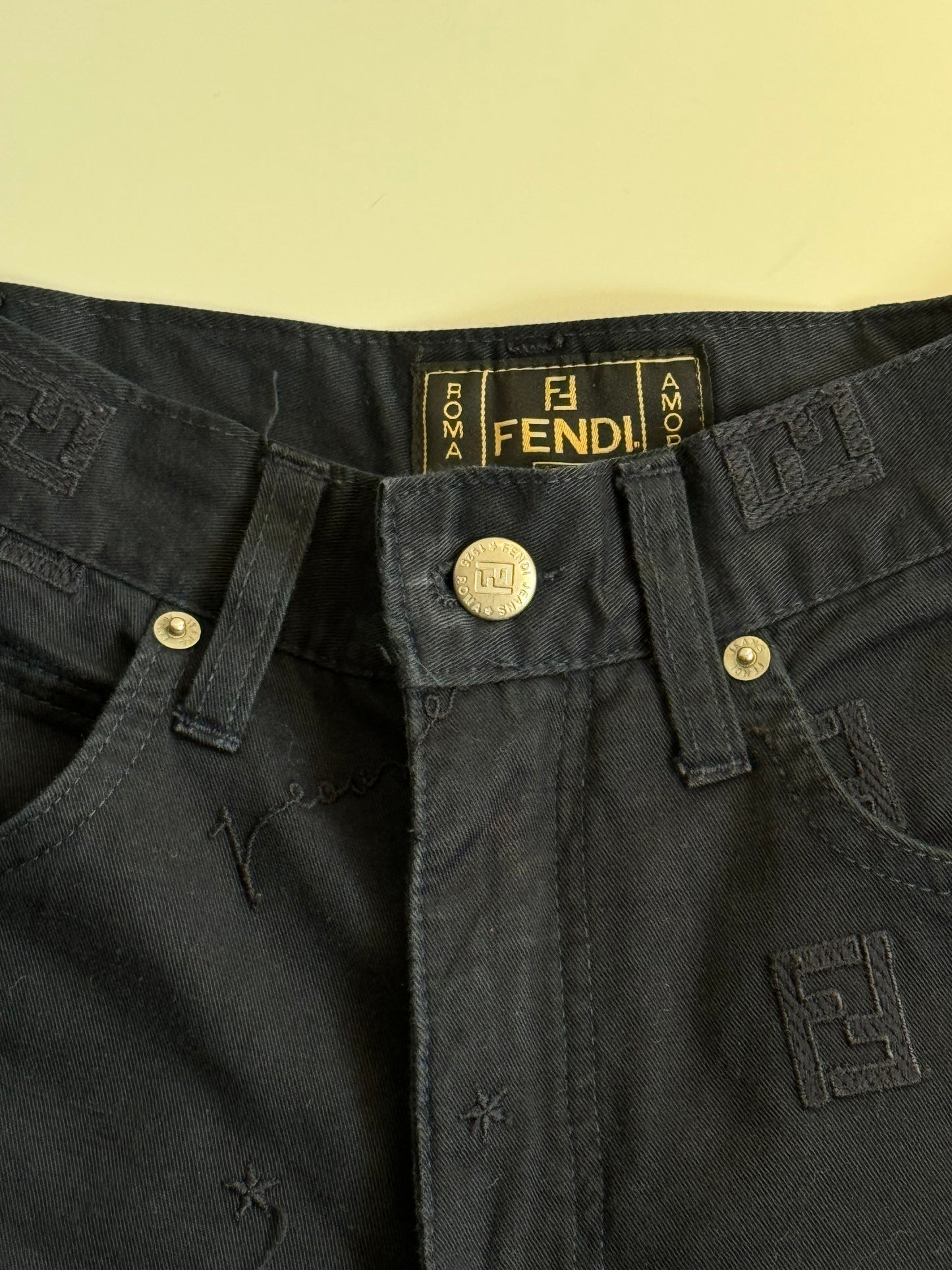 Pantaloni Fendi Logo
