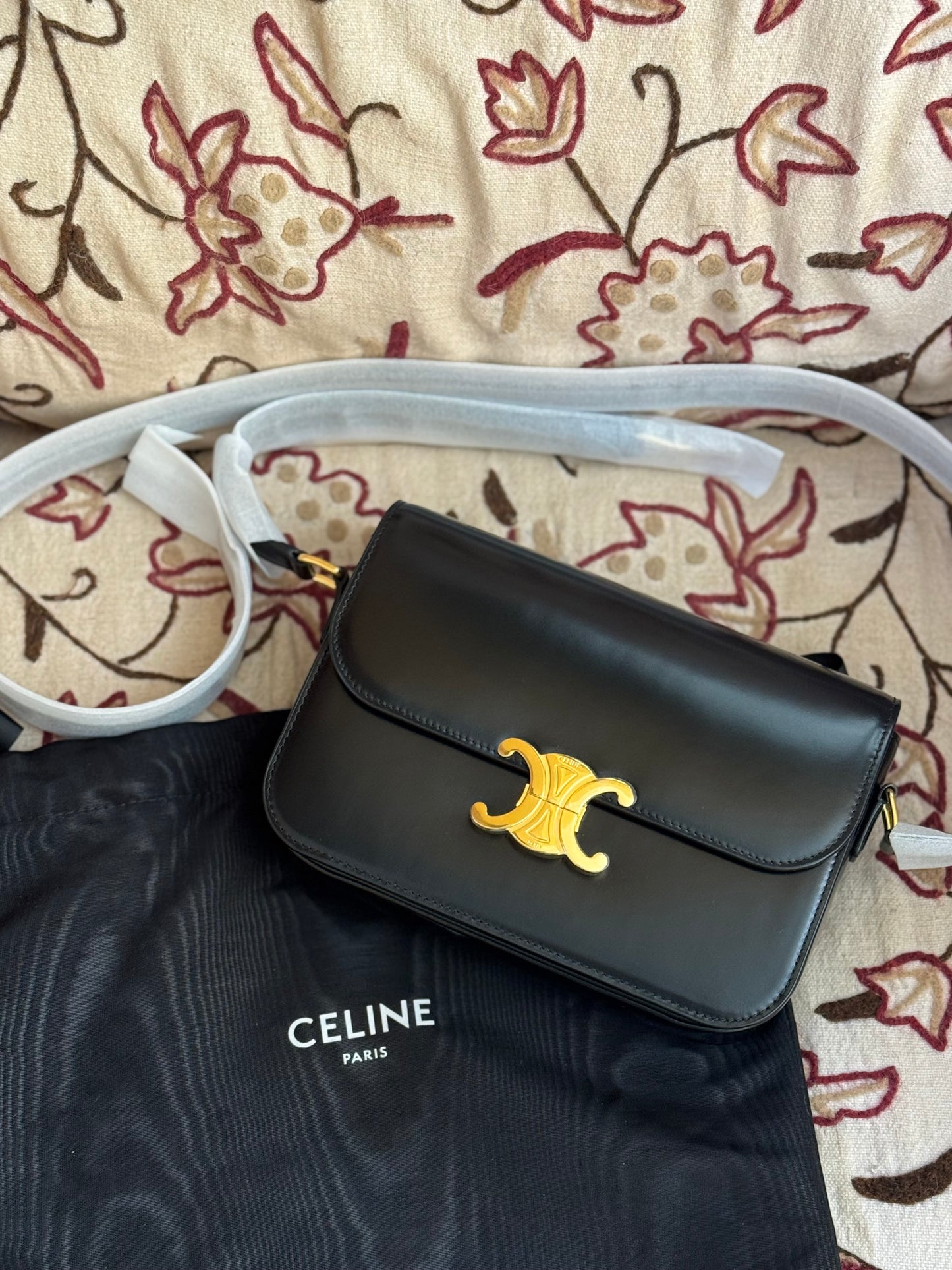 BORSA TRIOMPHE CLASSIQUE IN PELLE DI VITELLO Céline