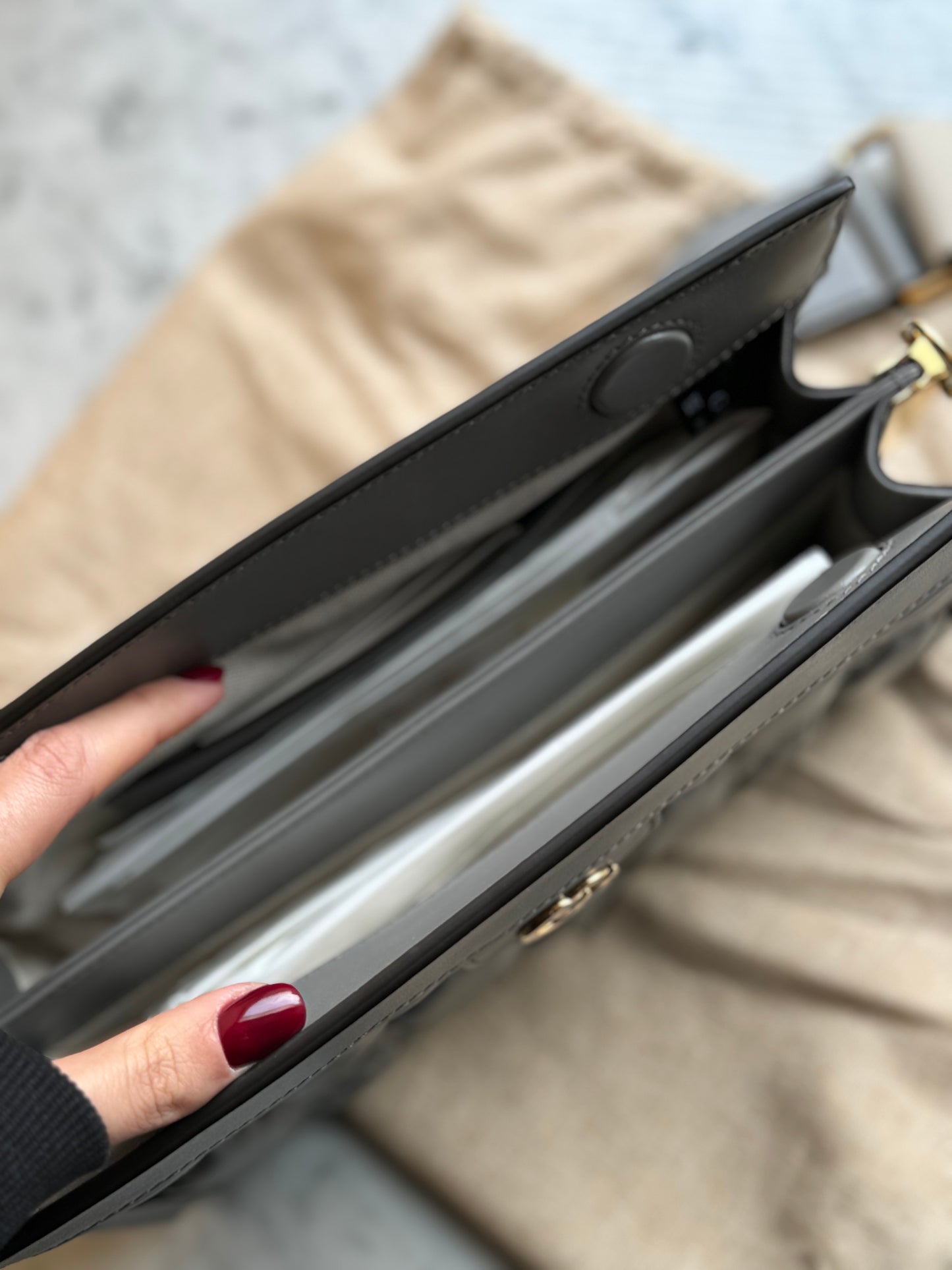 Gucci BORSA A SPALLA GG MATELASSÉ
