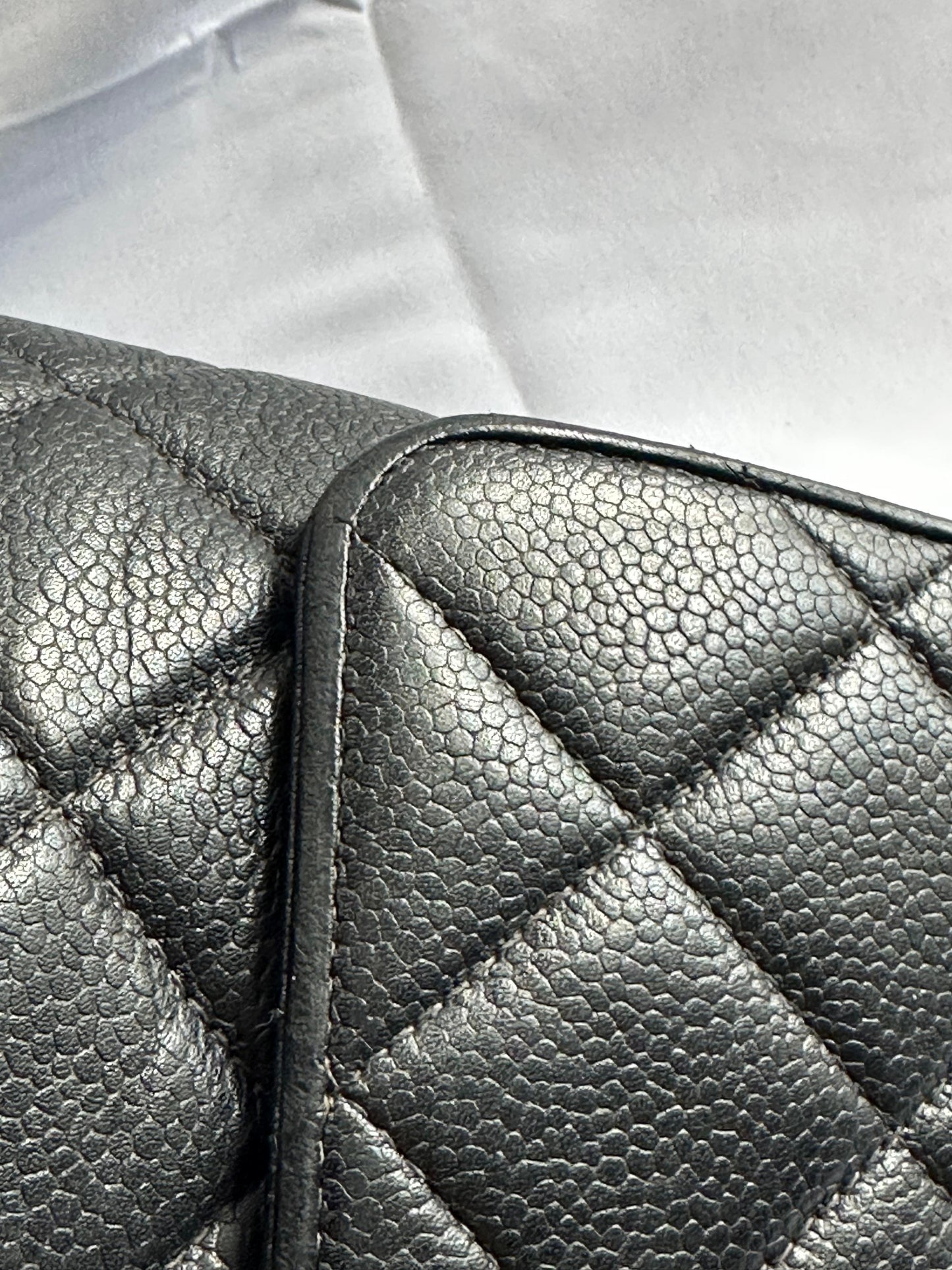 Vintage Chanel Top Handle in Caviar