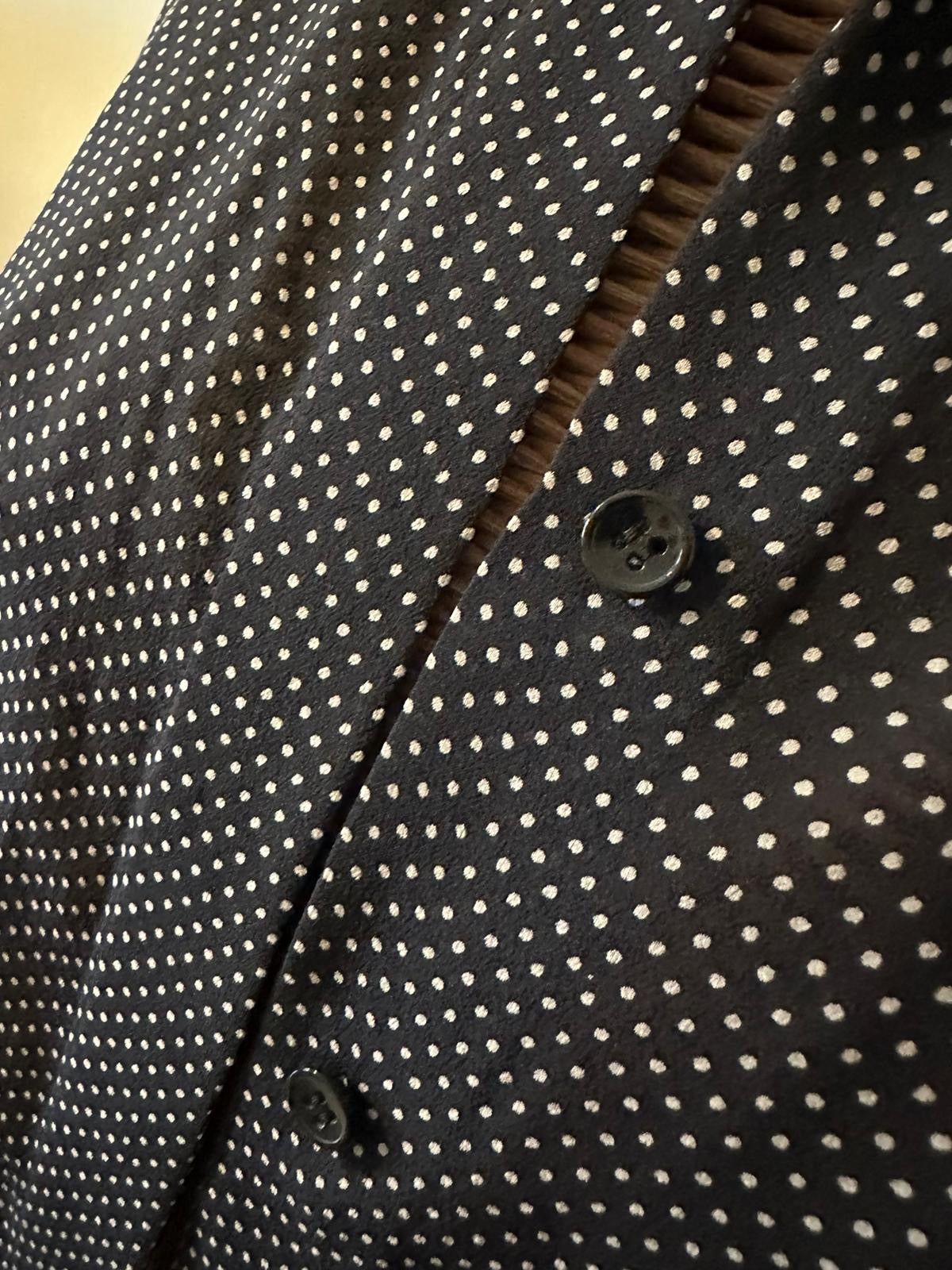 Saint Laurent Pois Silk Shirt
