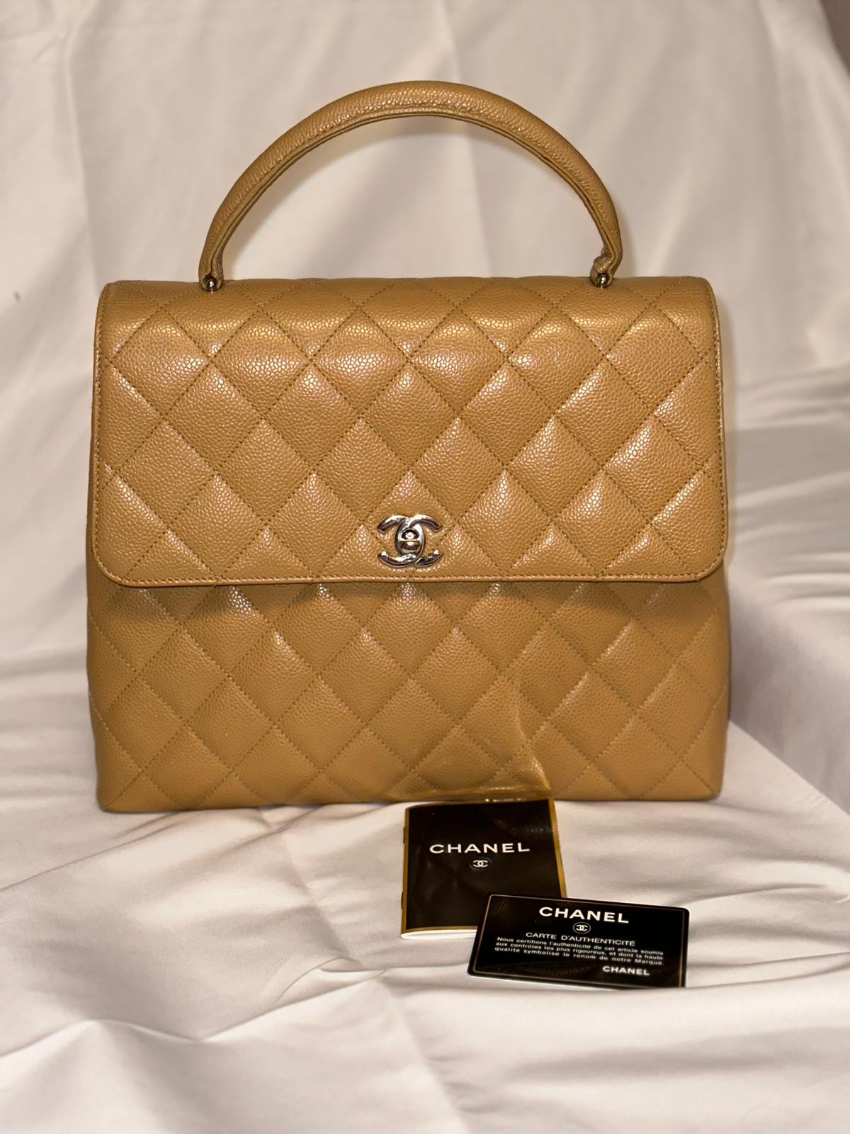 Vintage Chanel Top Handle Caviar Bag
