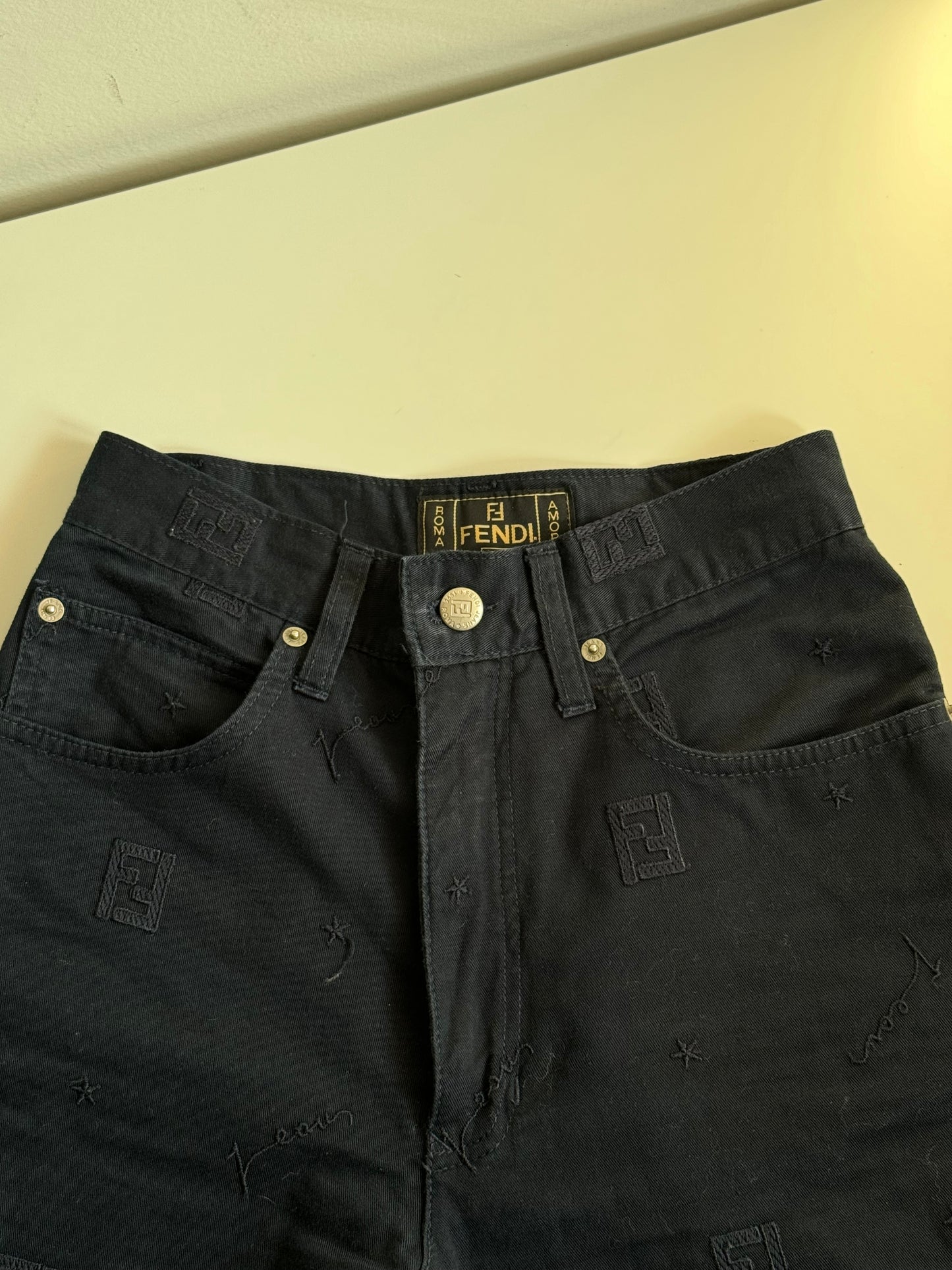 Pantaloni Fendi Logo