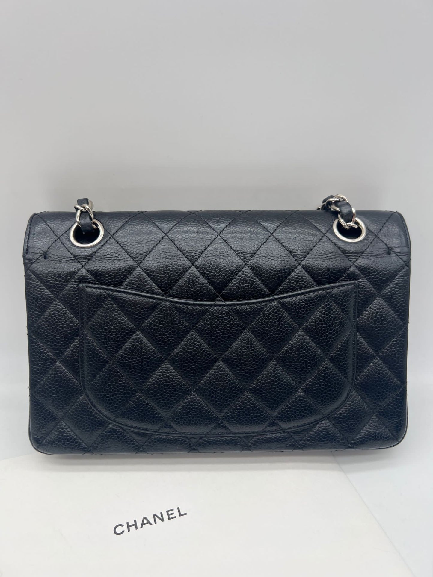 Chanel caviar nera misura piccola