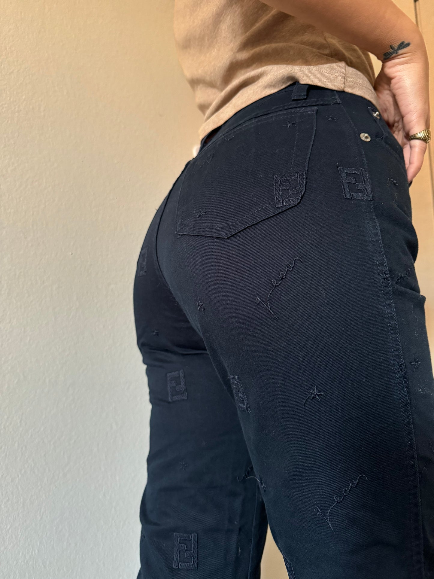 Pantaloni Fendi Logo