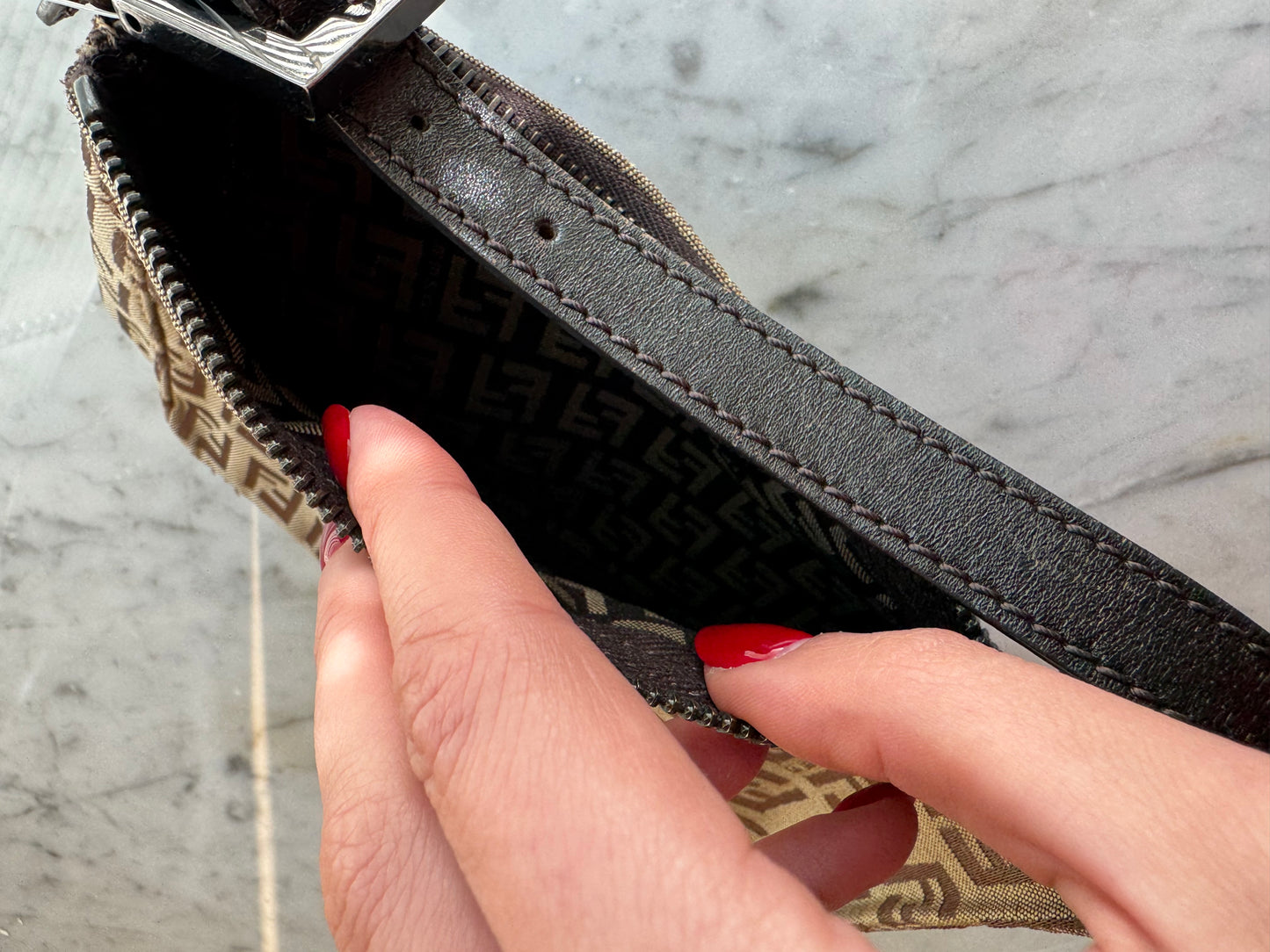 Pochette Fendi monogram