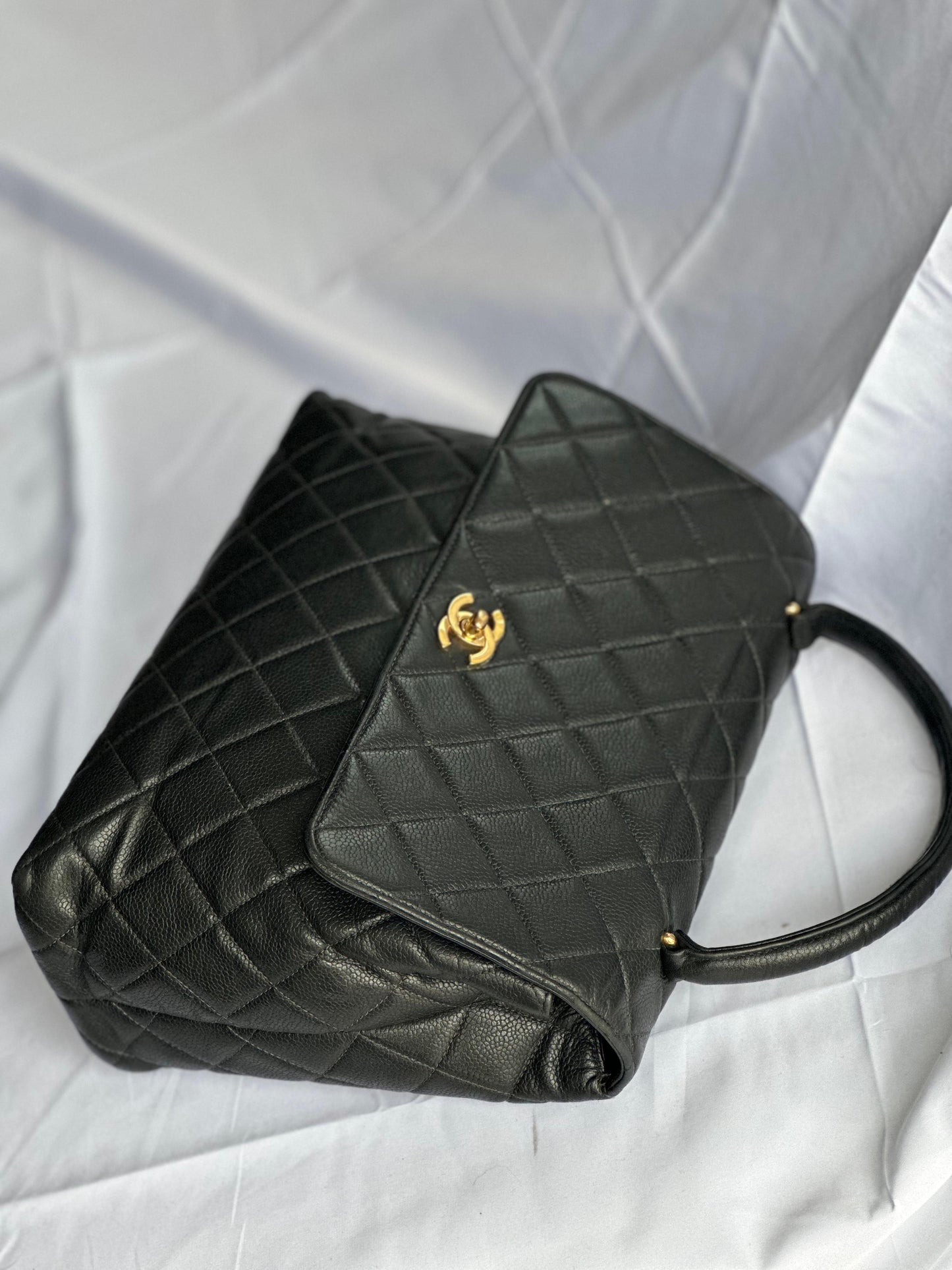 Vintage Chanel Top Handle in Caviar