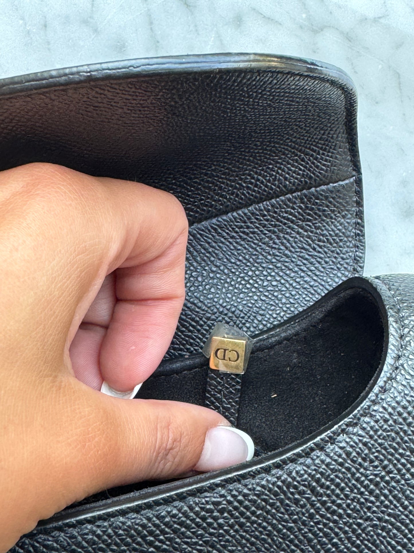 Saddle Dior Classica nera