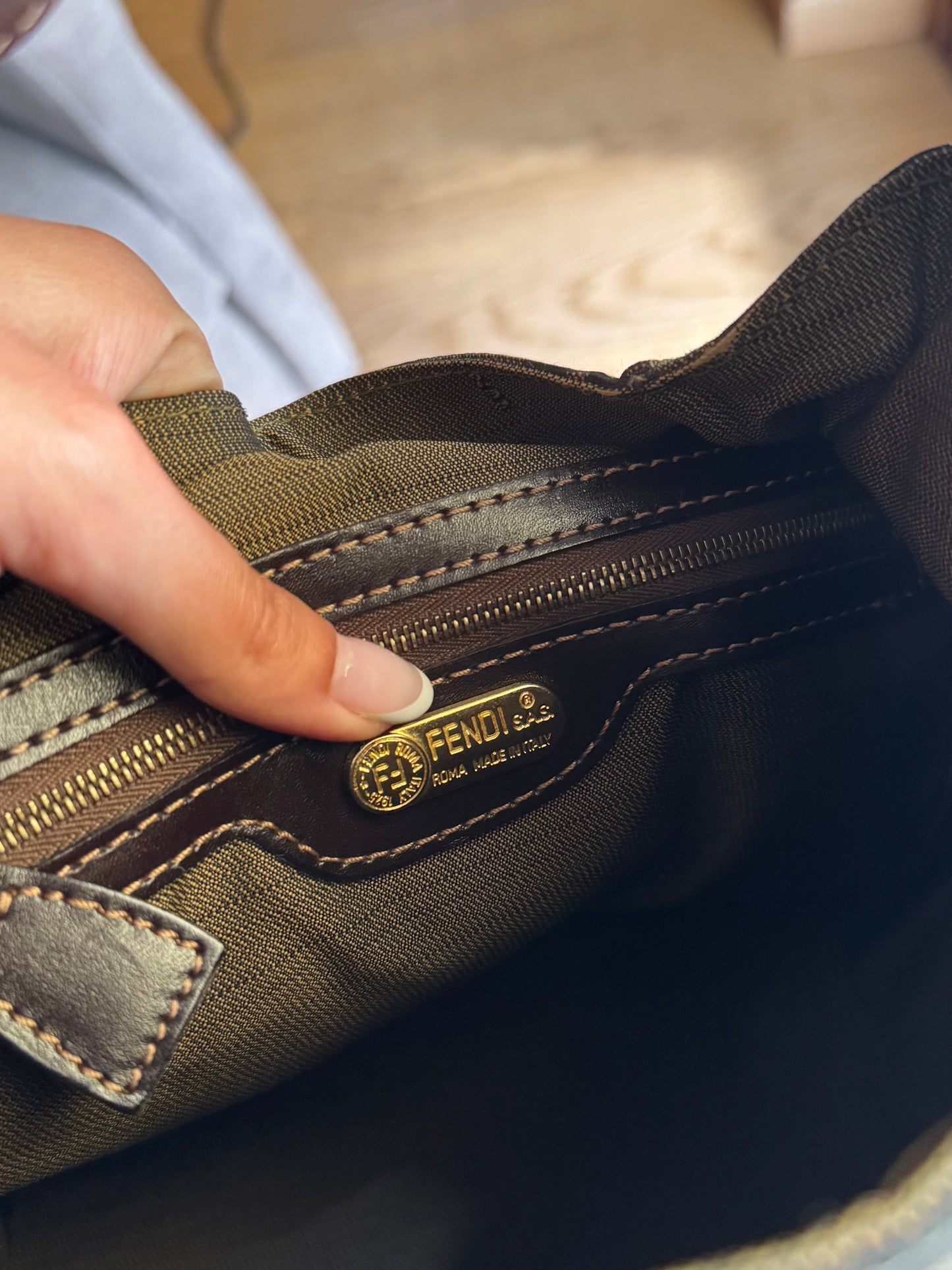Secchiello Fendi monogram