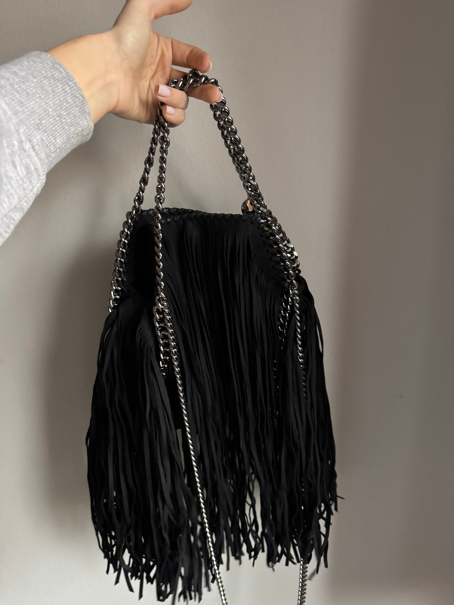Falabella mini tote Frange