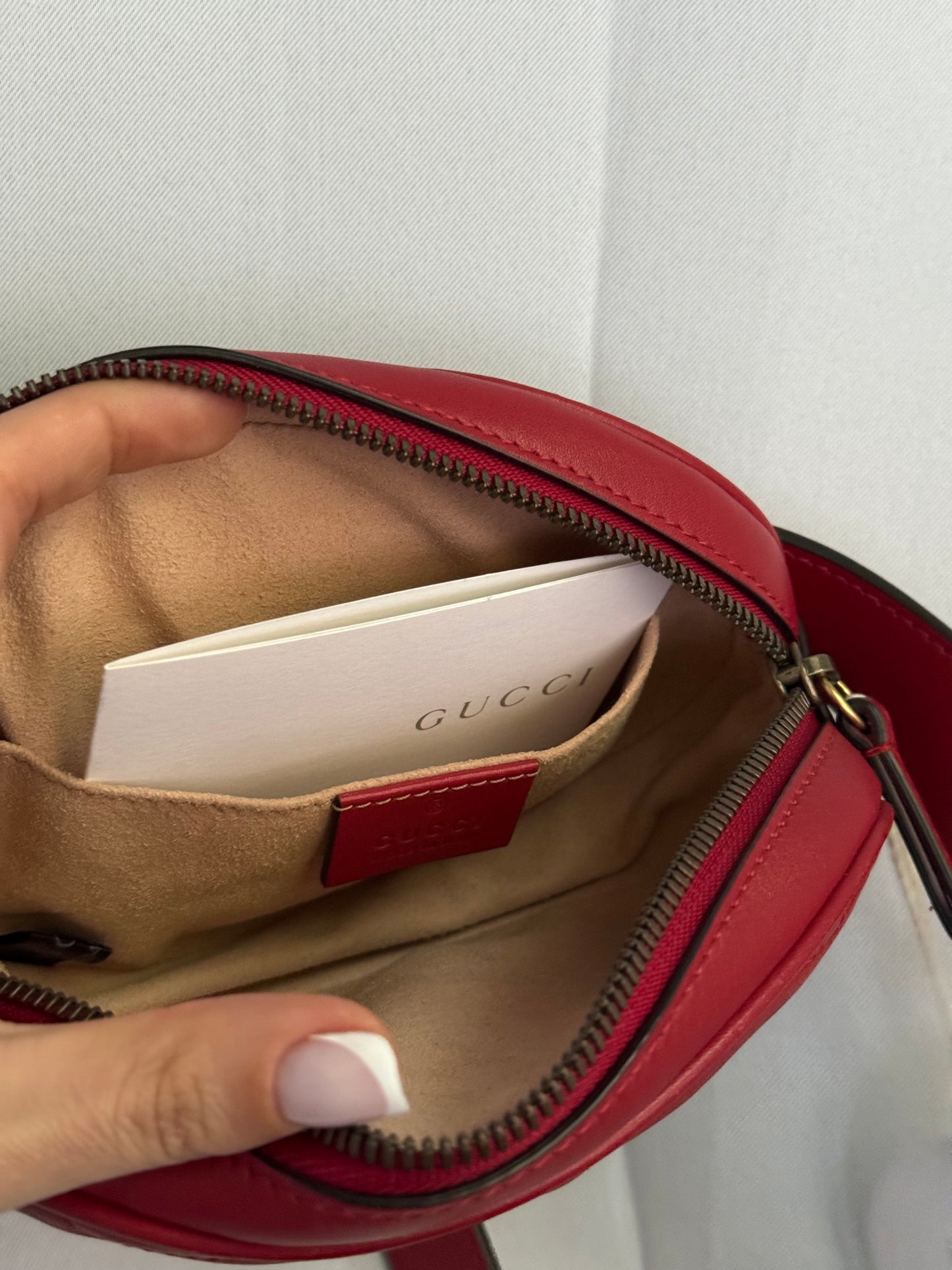 Marsupio Gucci Marmont rosso