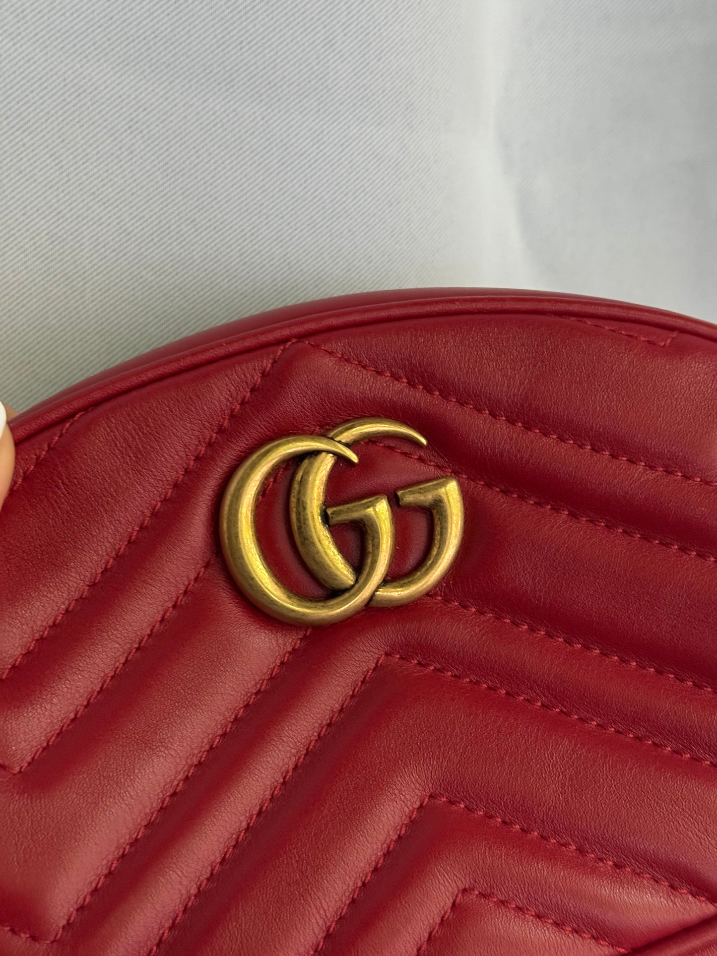 Marsupio Gucci Marmont rosso
