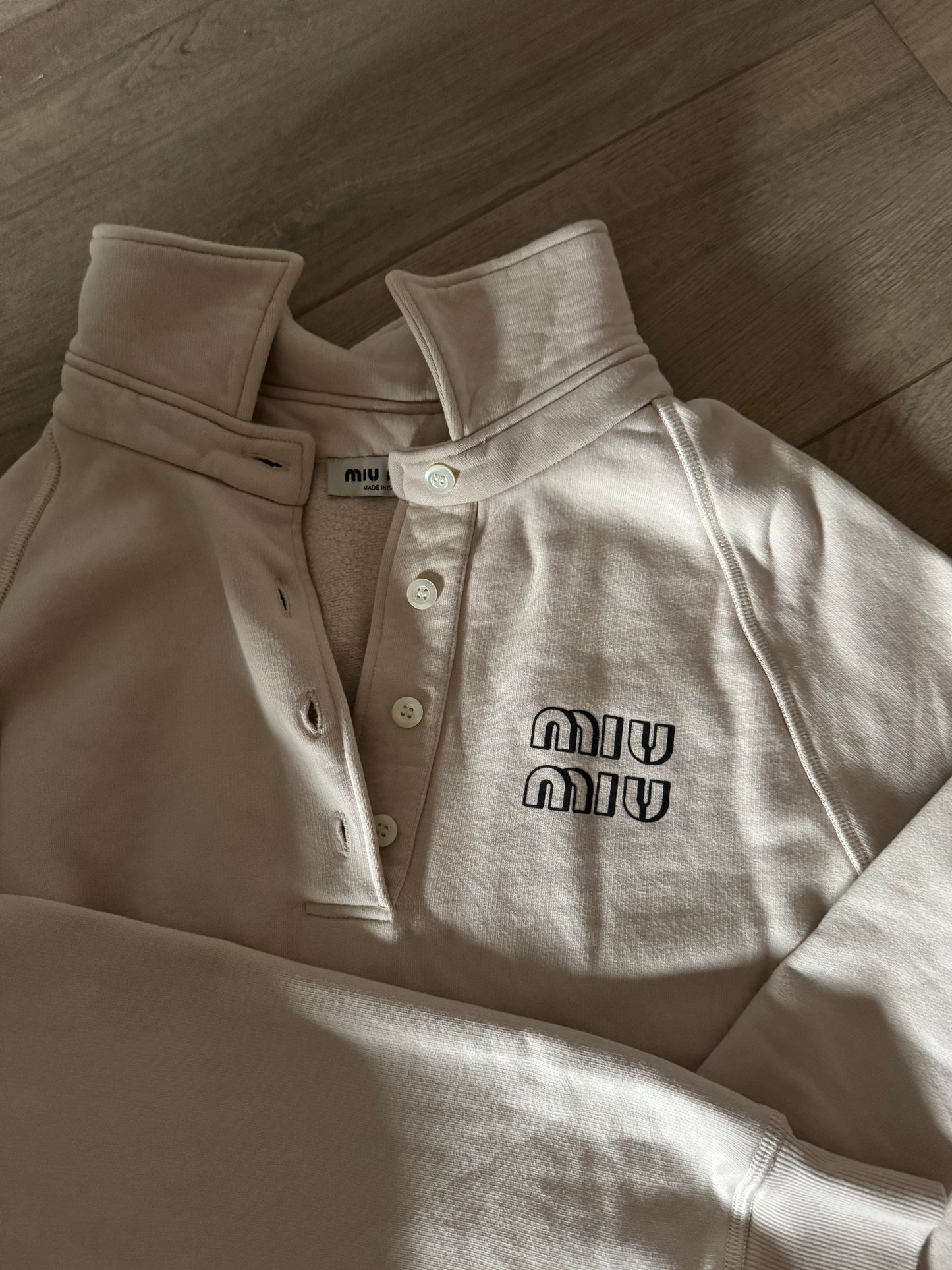 Felpa polo Miu Miu