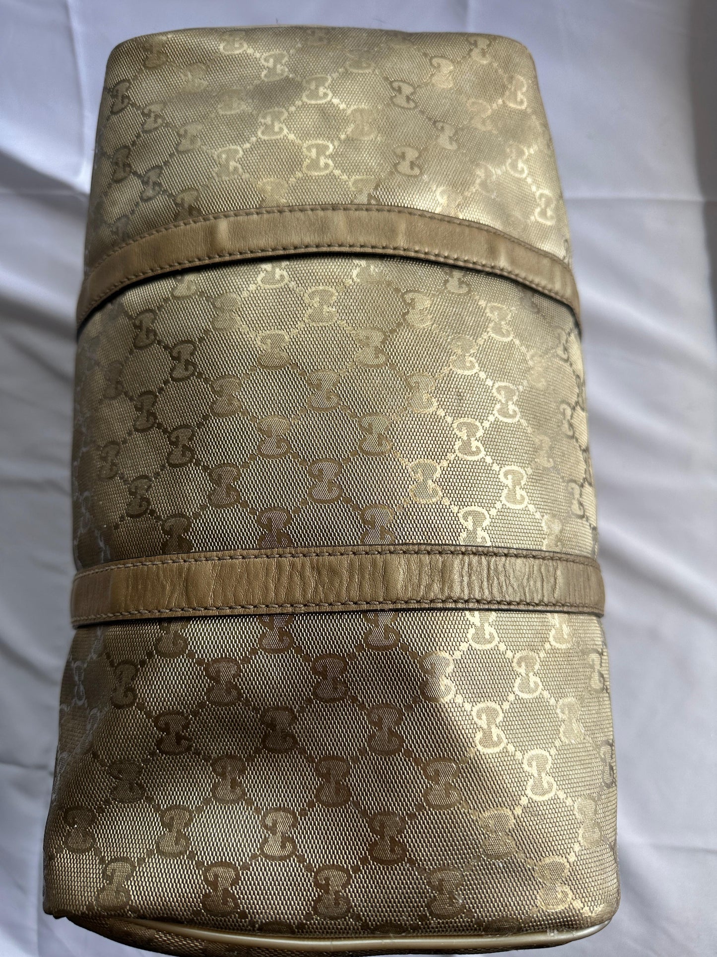 Gucci Vintage Bauletto Monogram Gold