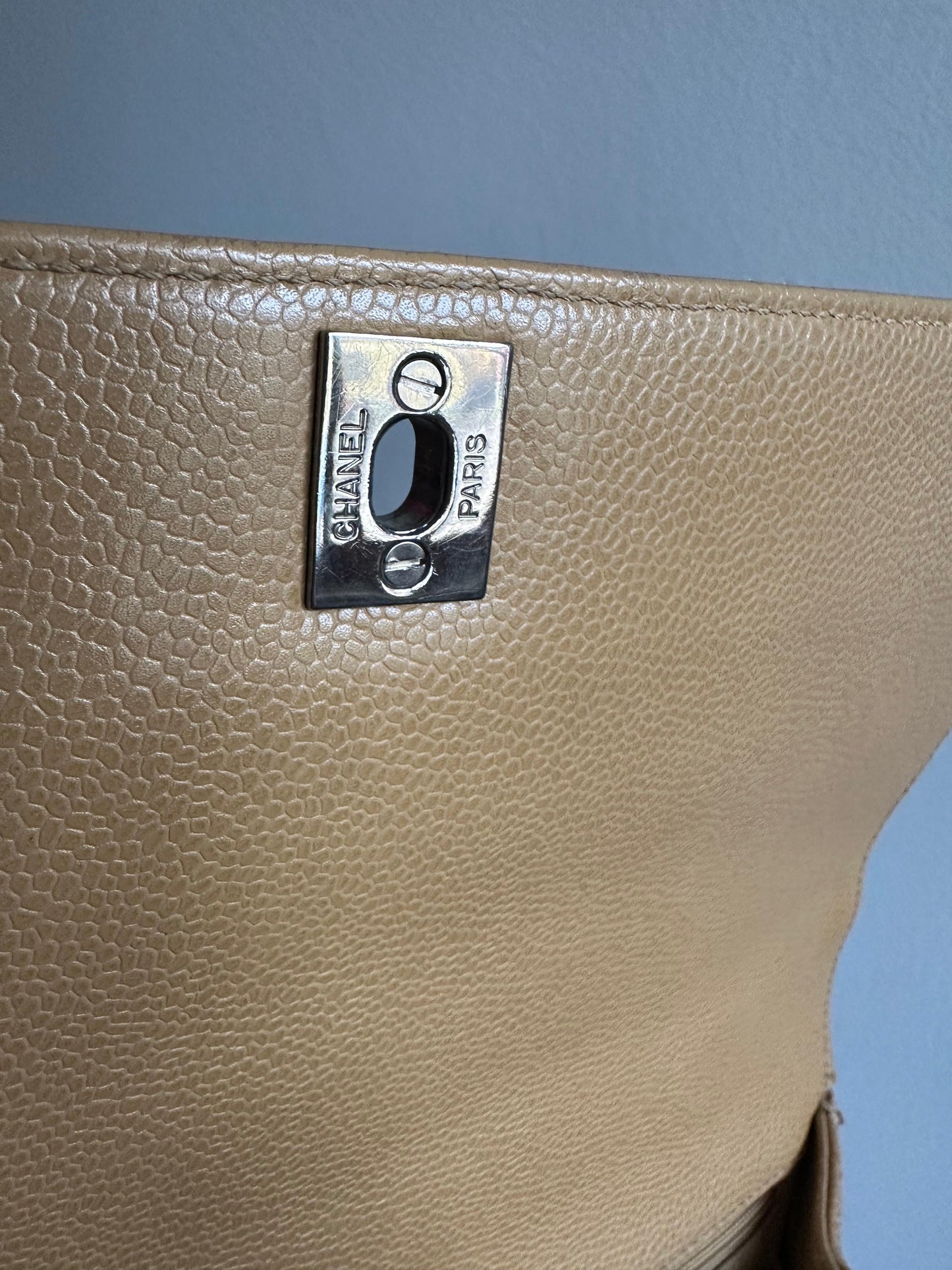 Vintage Chanel Top Handle Caviar Bag