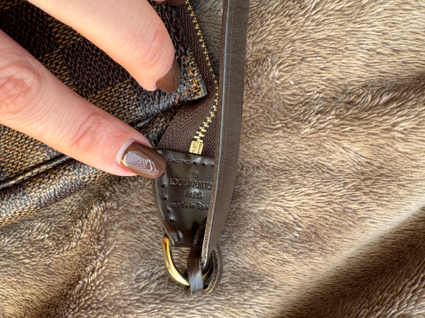 Pochette Accessoire Louis Vuitton damier ebene