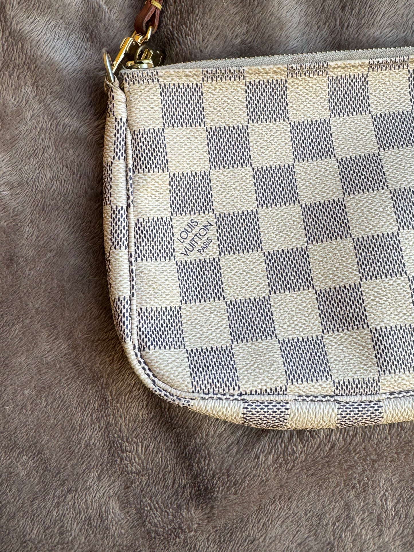 Pochette Accessoire Louis Vuitton damier azur