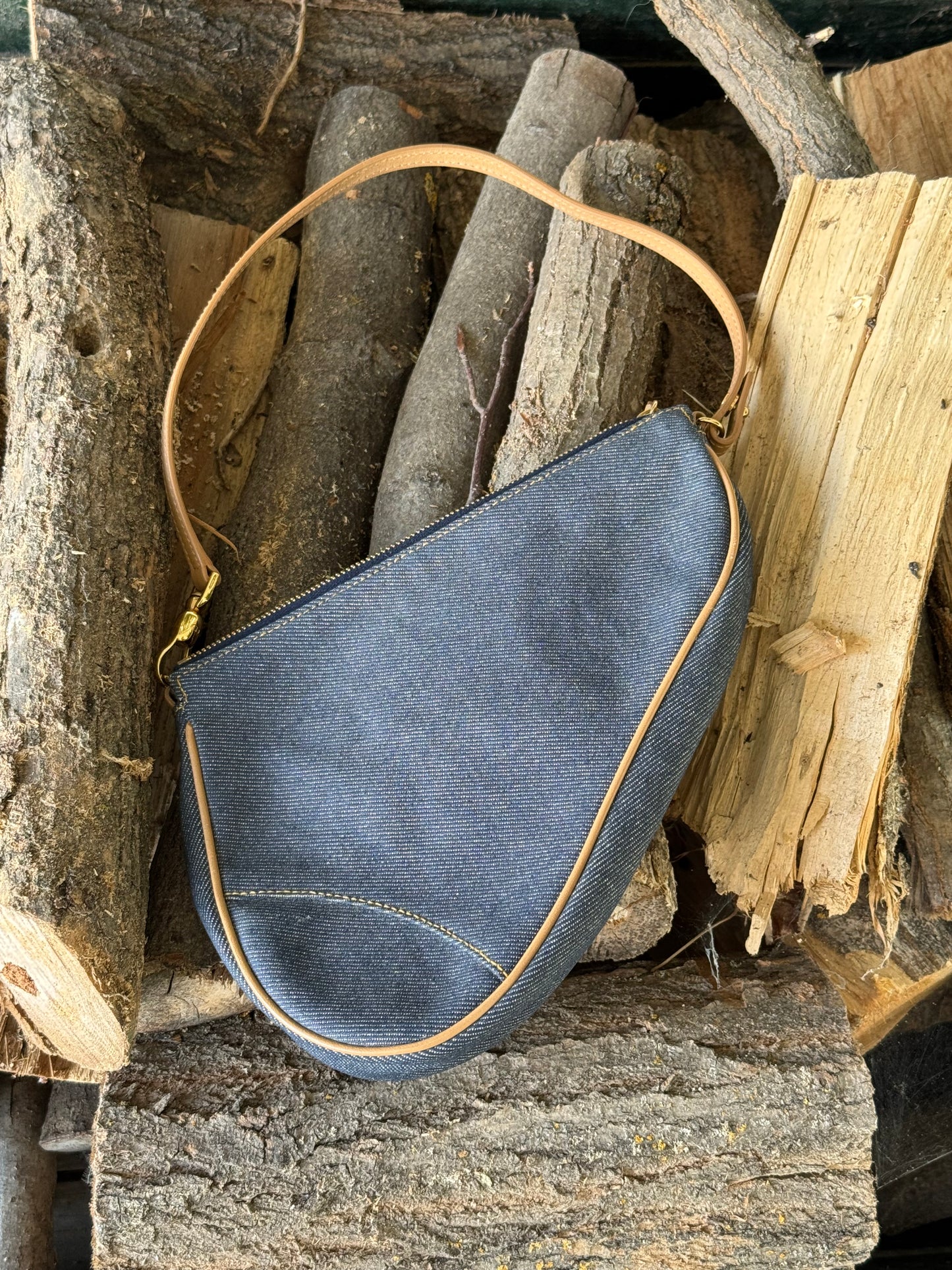 Saddle Dior denim