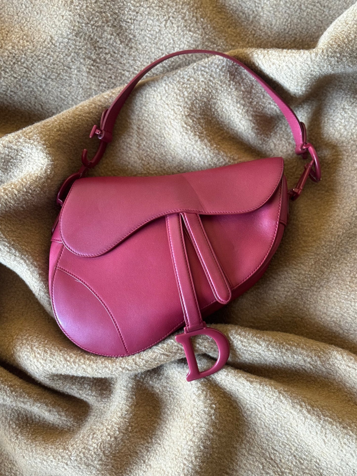Dior Saddle Matte Bordeaux
