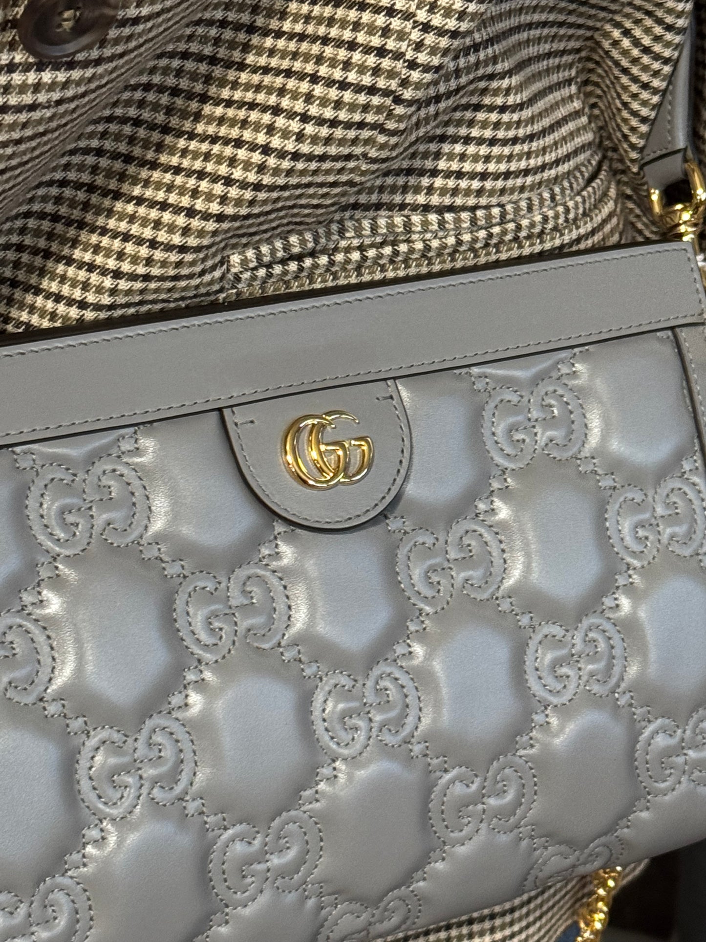 Gucci BORSA A SPALLA GG MATELASSÉ
