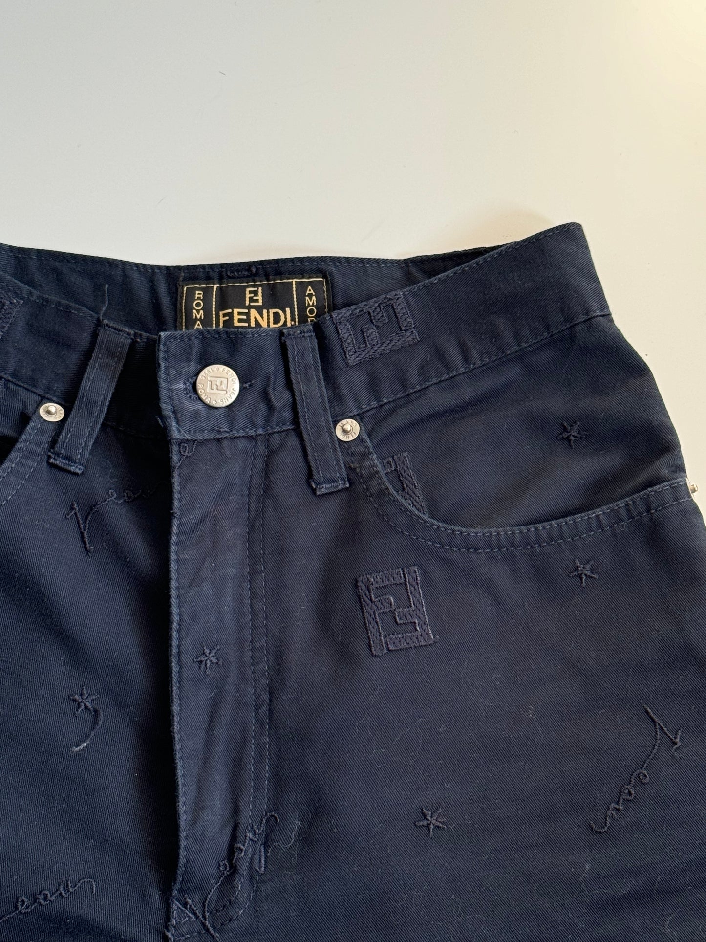 Pantaloni Fendi Logo