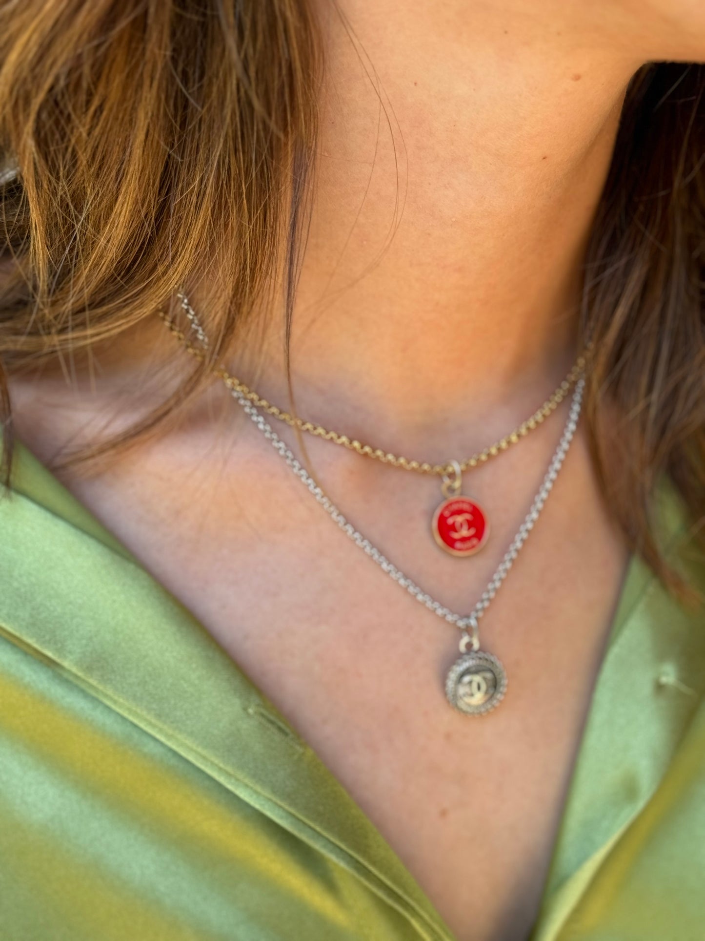 Collana con Bottone Chanel