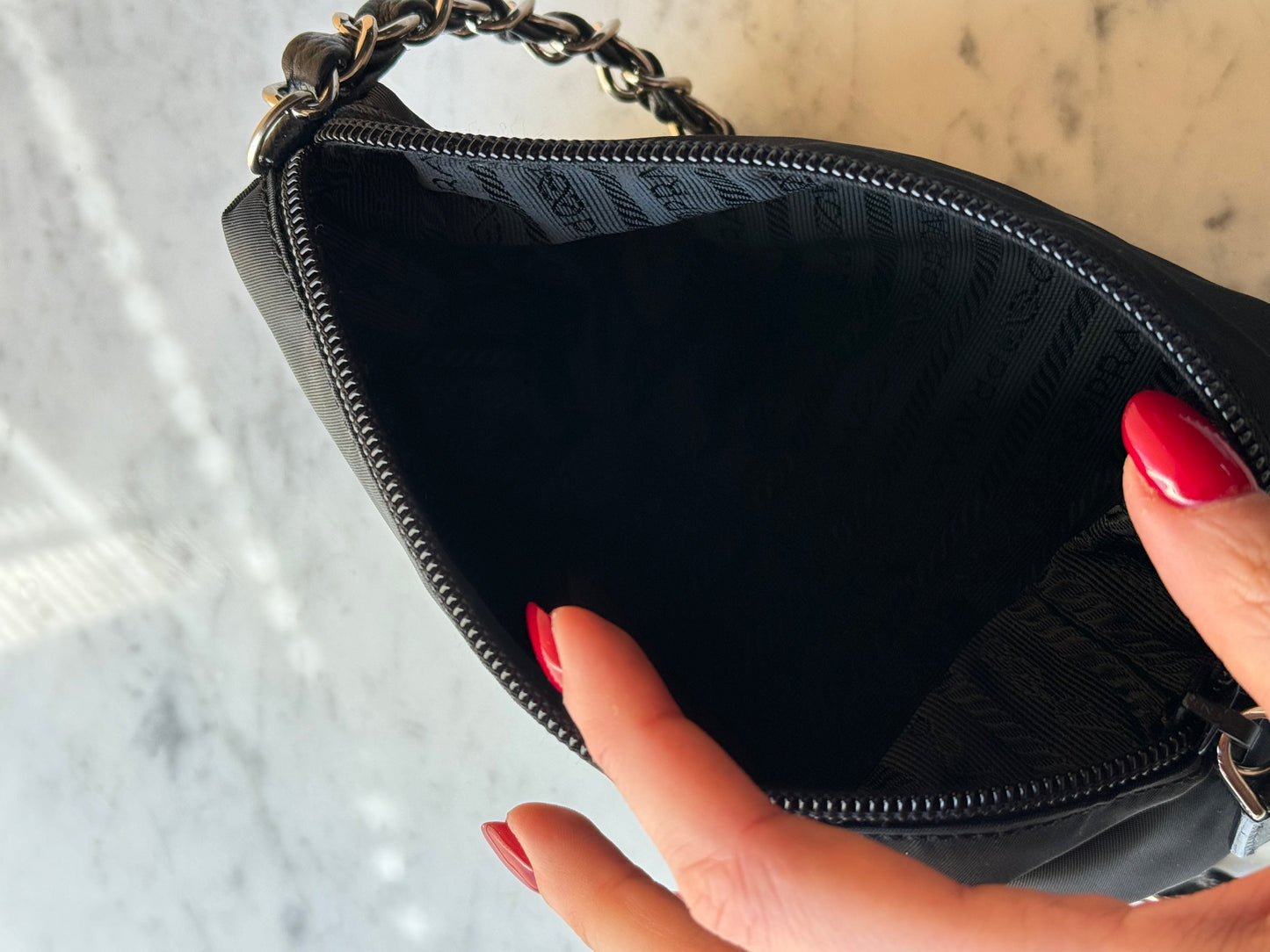 Pochette Prada nylon