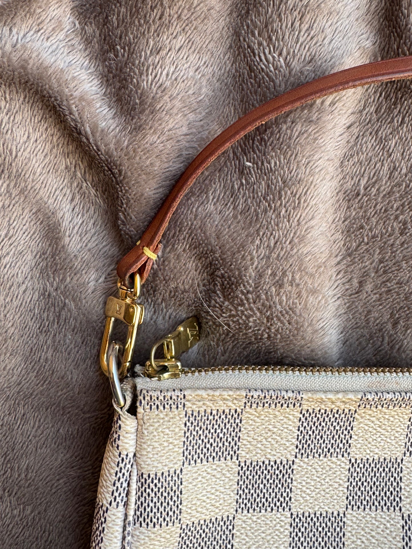 Pochette Accessoire Louis Vuitton damier azur
