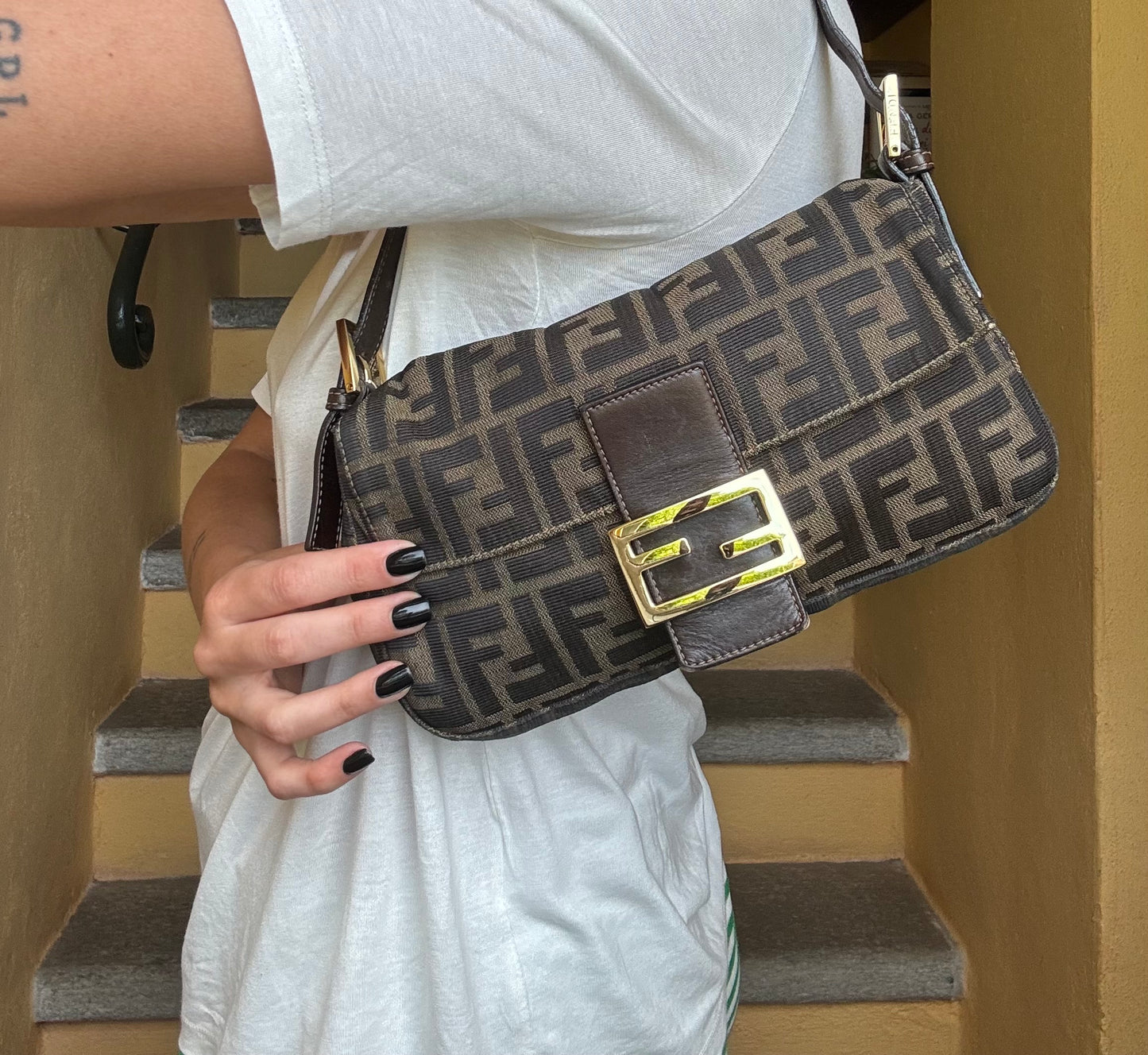 Fendi baguette monogram