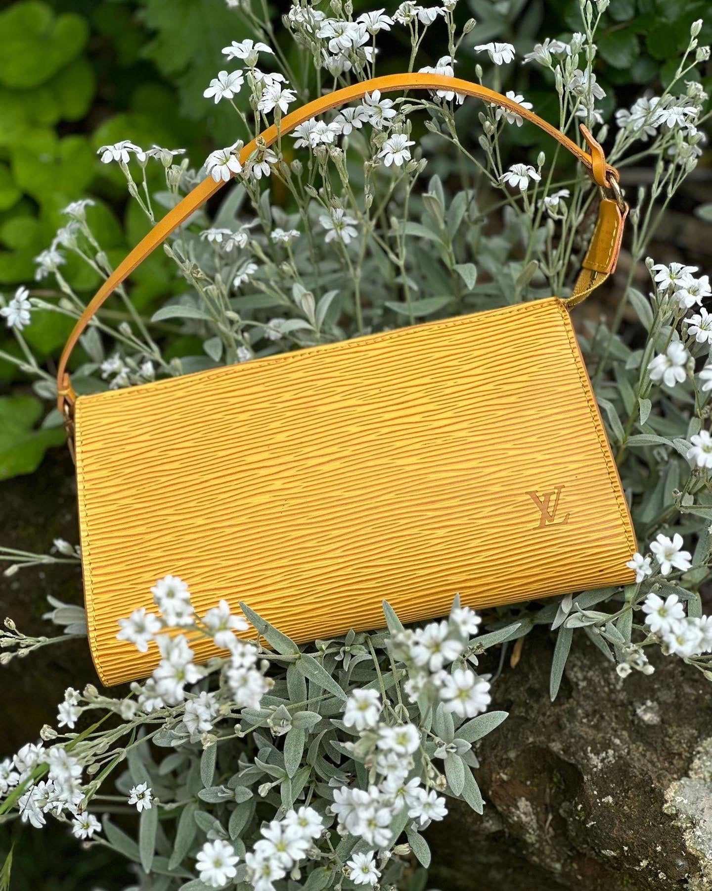 LV Yellow Epi Accessorize