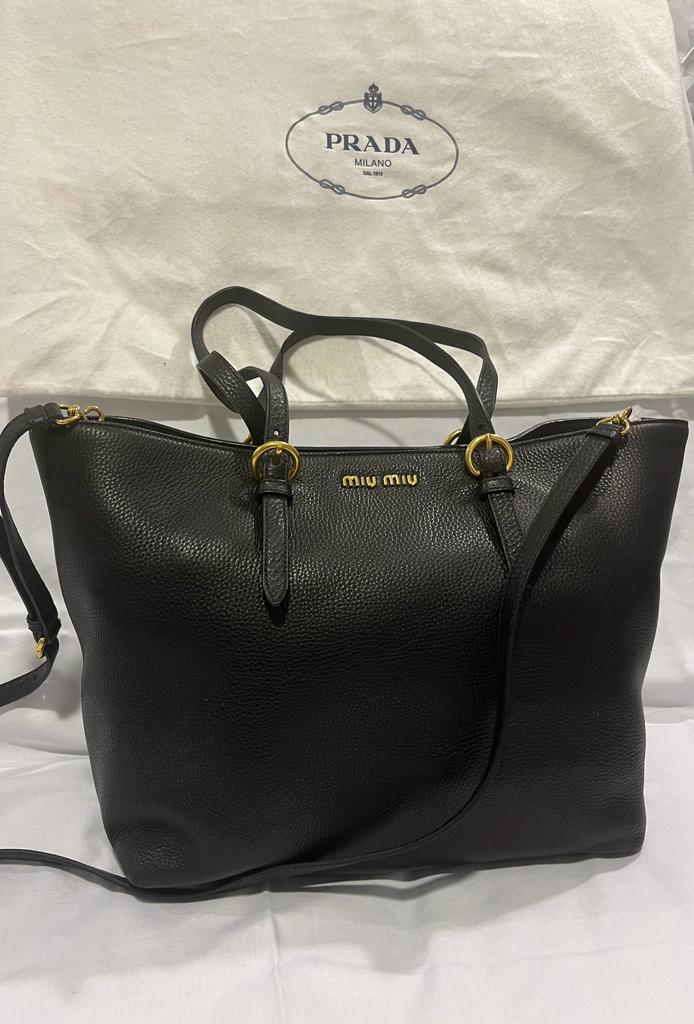 Miu miu in pelle nera