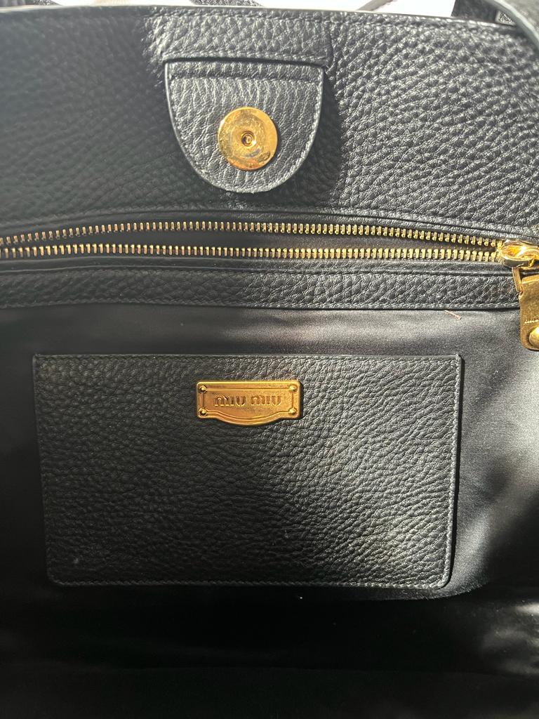 Miu miu in pelle nera