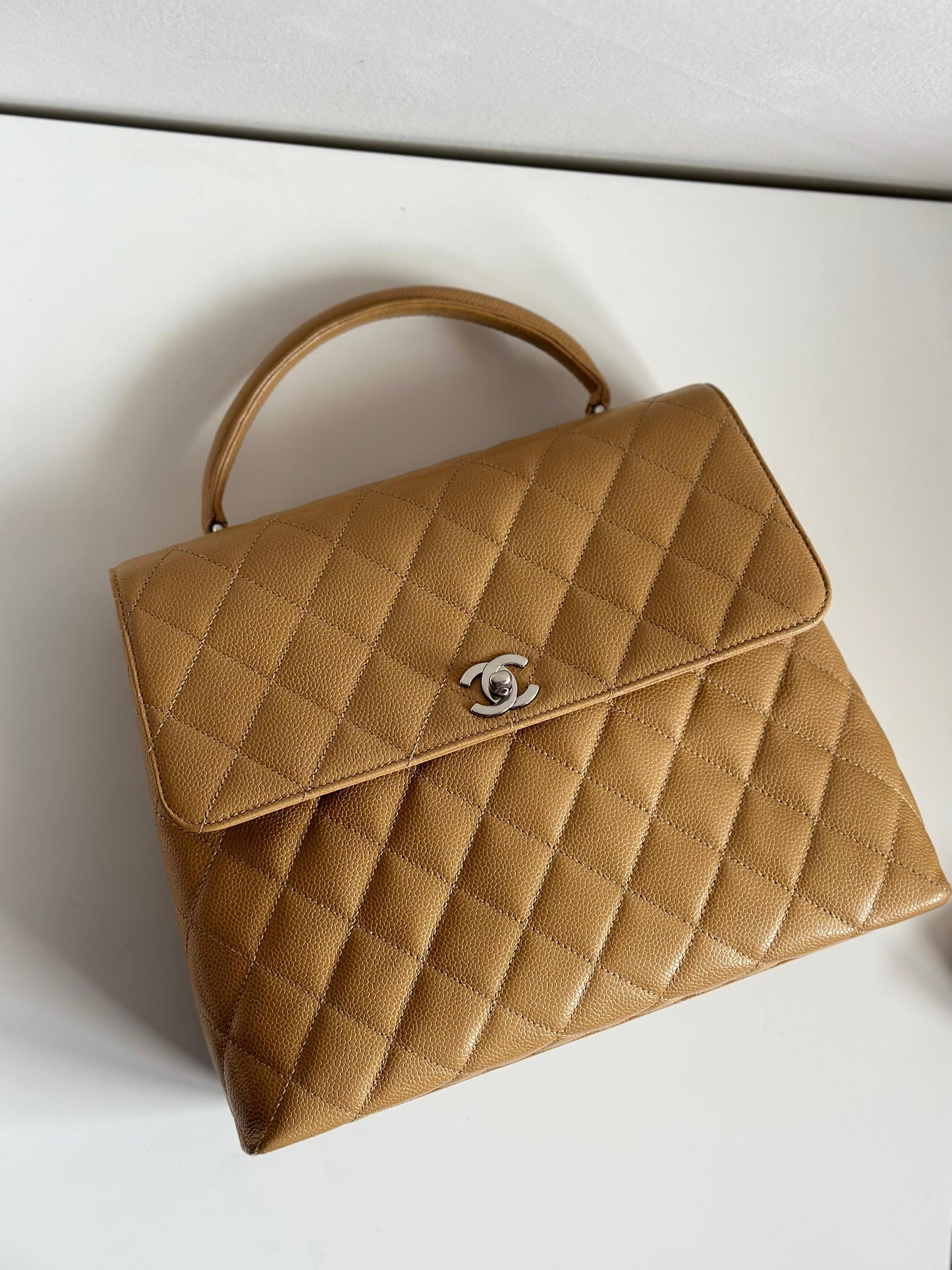 Vintage Chanel Top Handle Caviar Bag