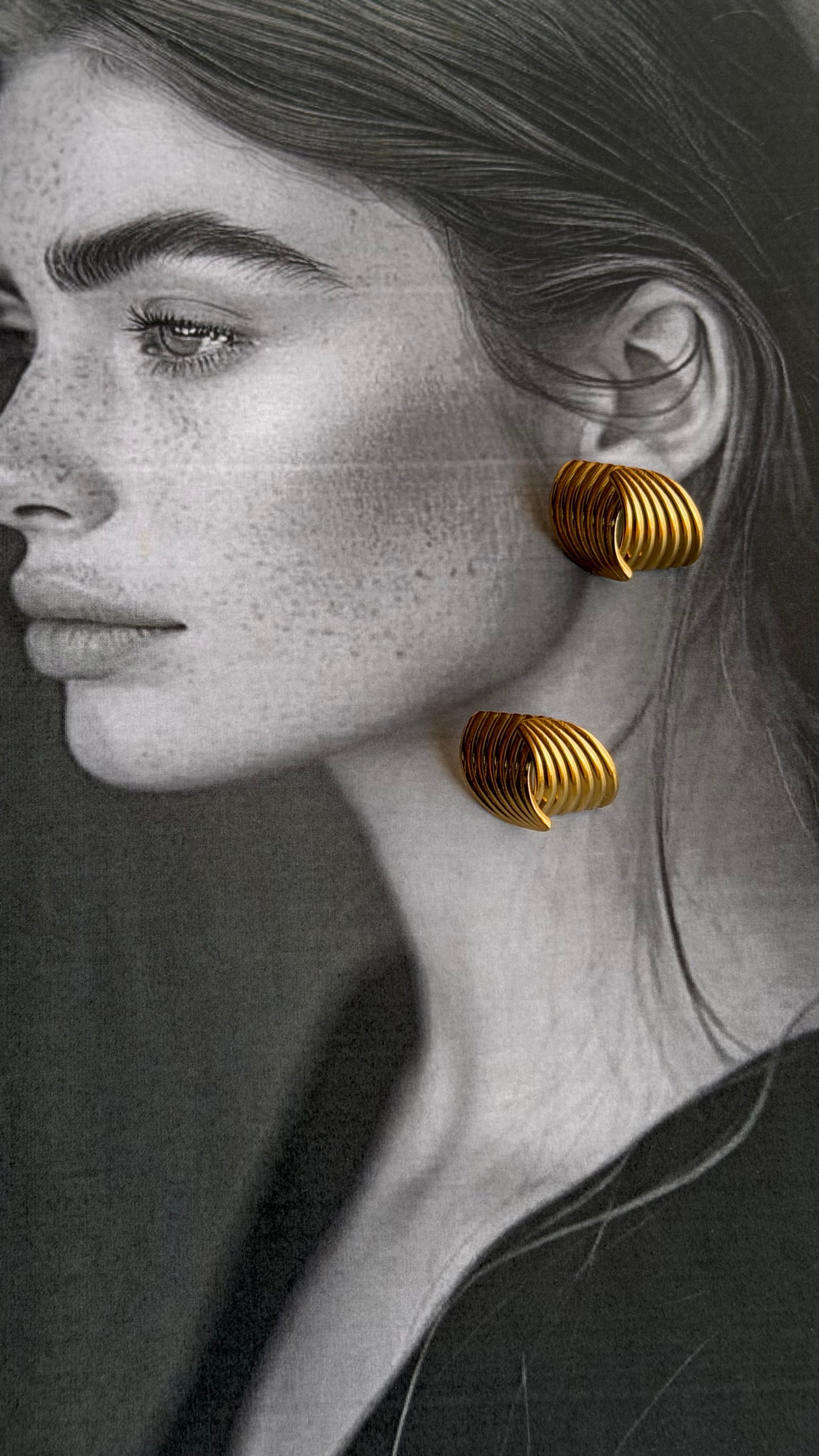 Orecchini vintage Acciao