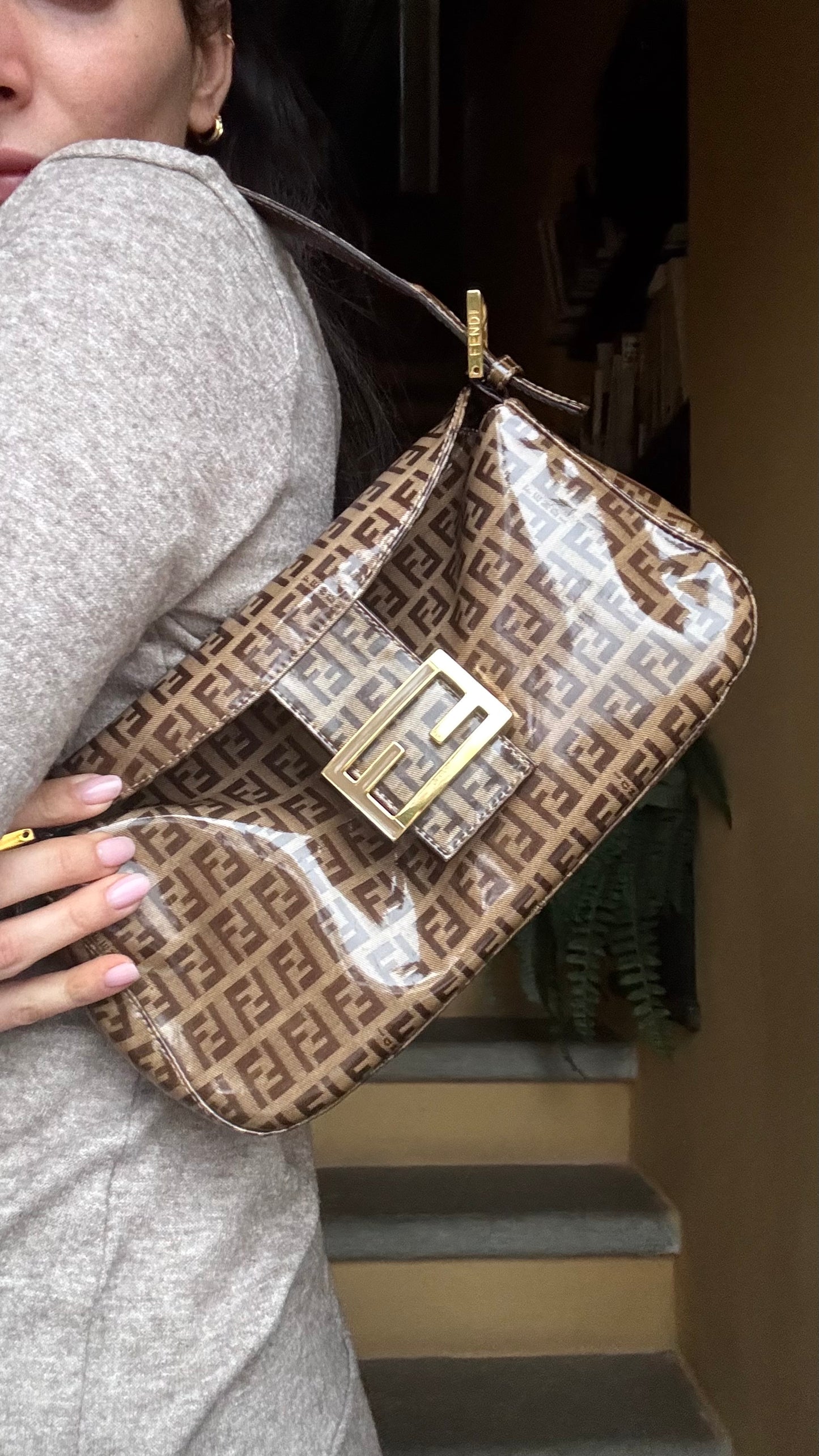 Fendi baguette Monogram