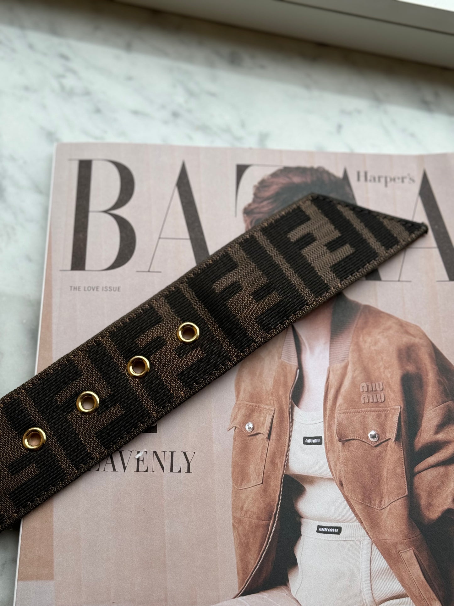 Cintura fendi monogram