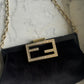 Fendi velvet/Satin Chain pochette