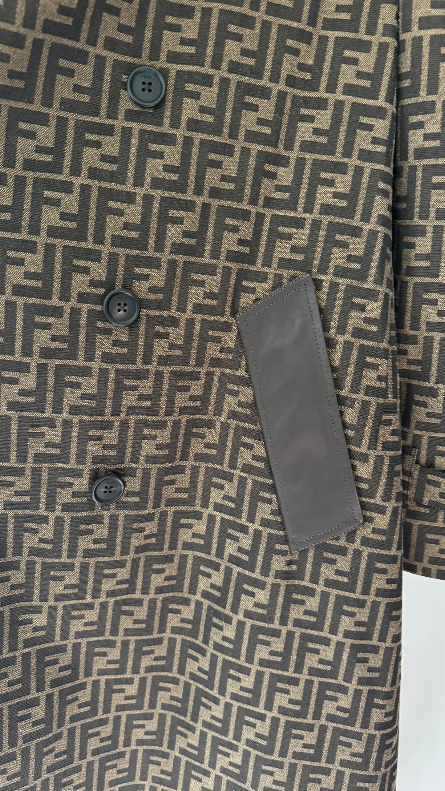 Trench Fendi monogram