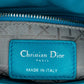 Mini lady Dior Ceruleo