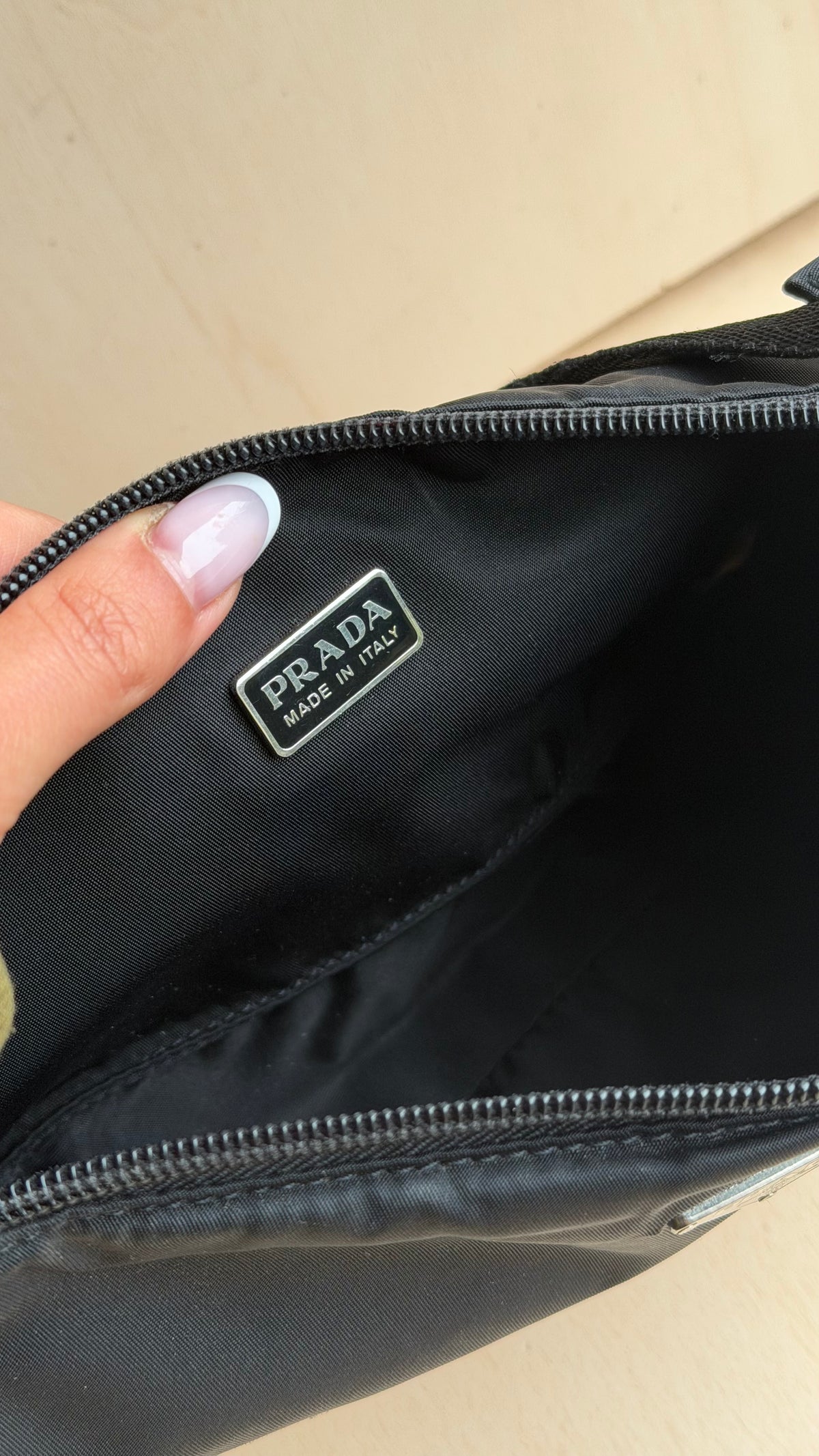 Pochette nylon Prada
