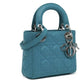 Mini lady Dior Ceruleo