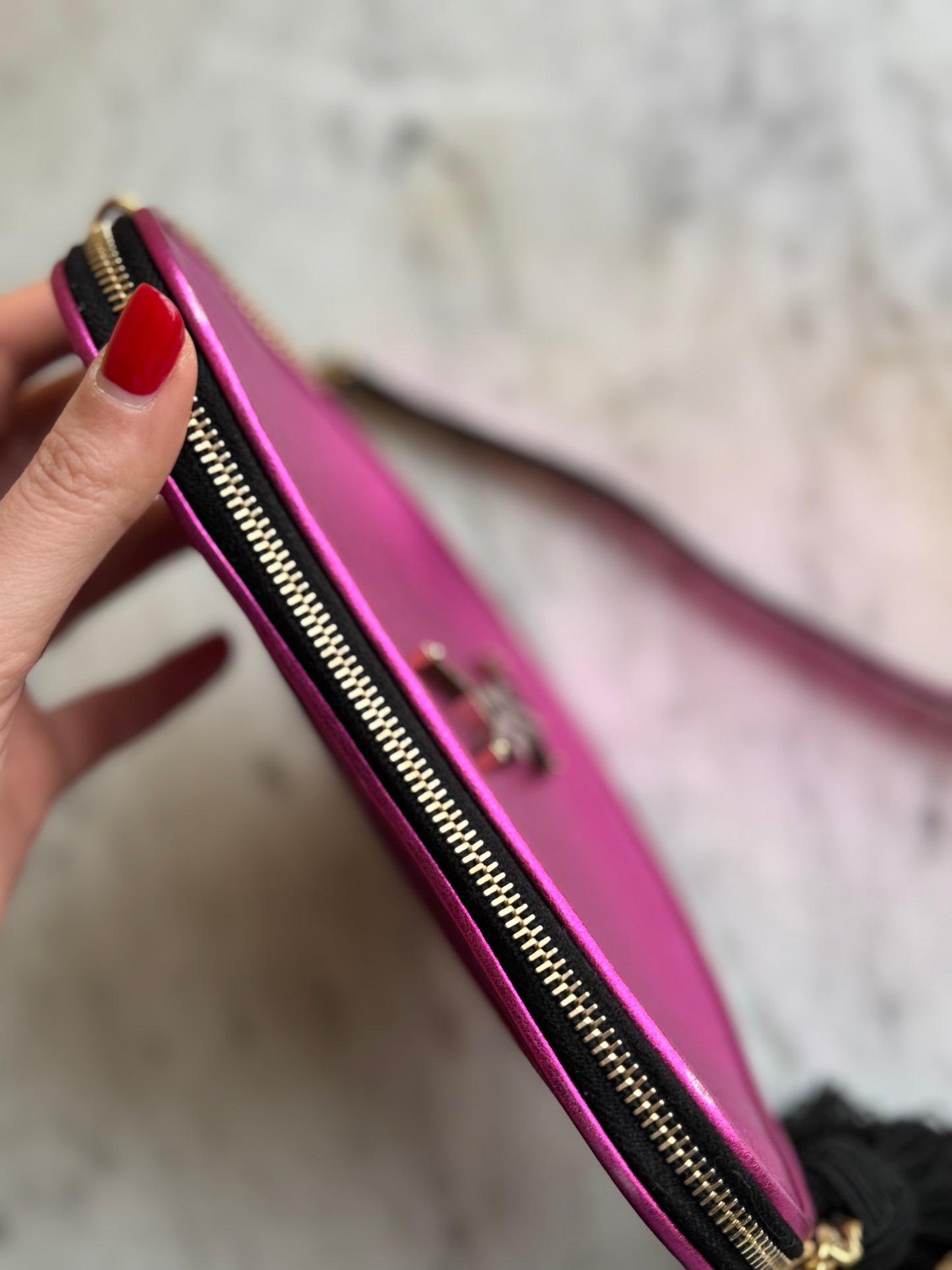 Pochette cuore Saint Laurent