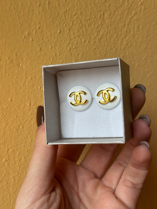 Orecchini con Bottoni Chanel