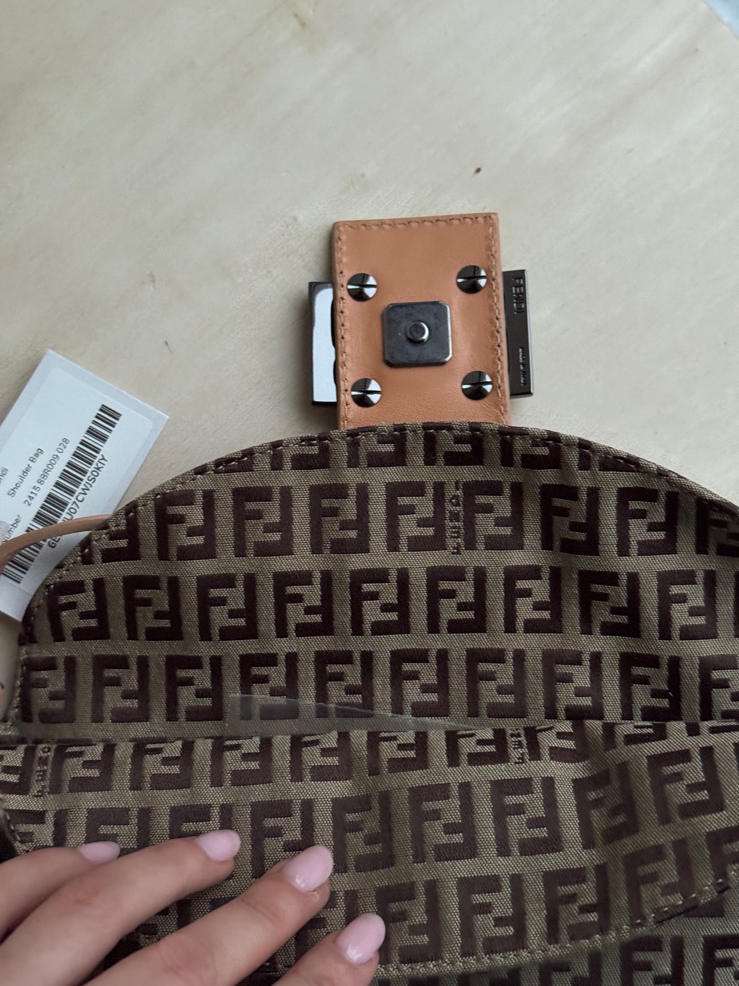 Fendi baguette Monogram