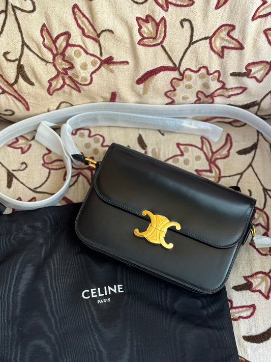 BORSA TRIOMPHE CLASSIQUE IN PELLE DI VITELLO Céline